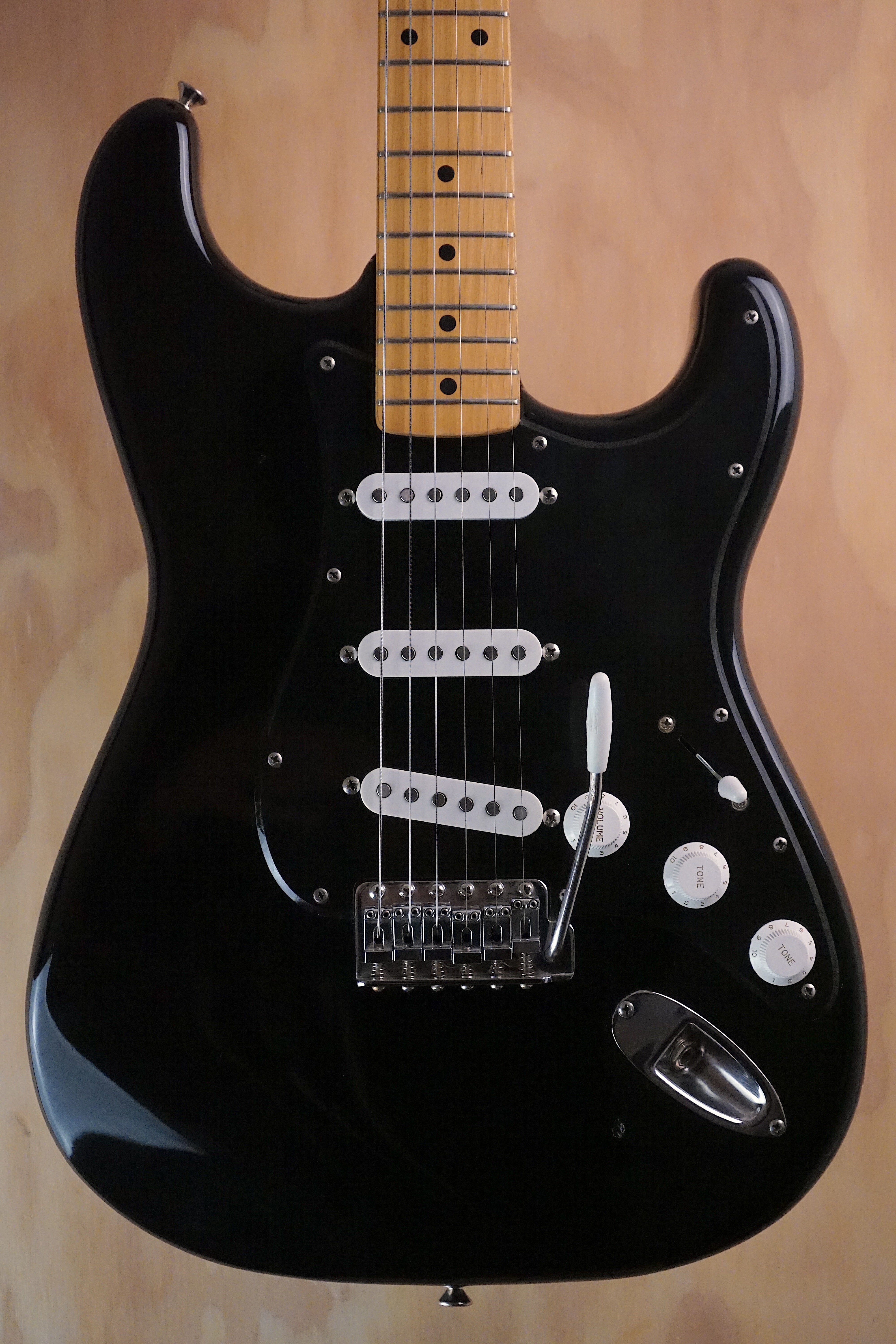 Squier SQ Series Stratocaster Black Electric Guitar, (Used) - Fair Deal Music