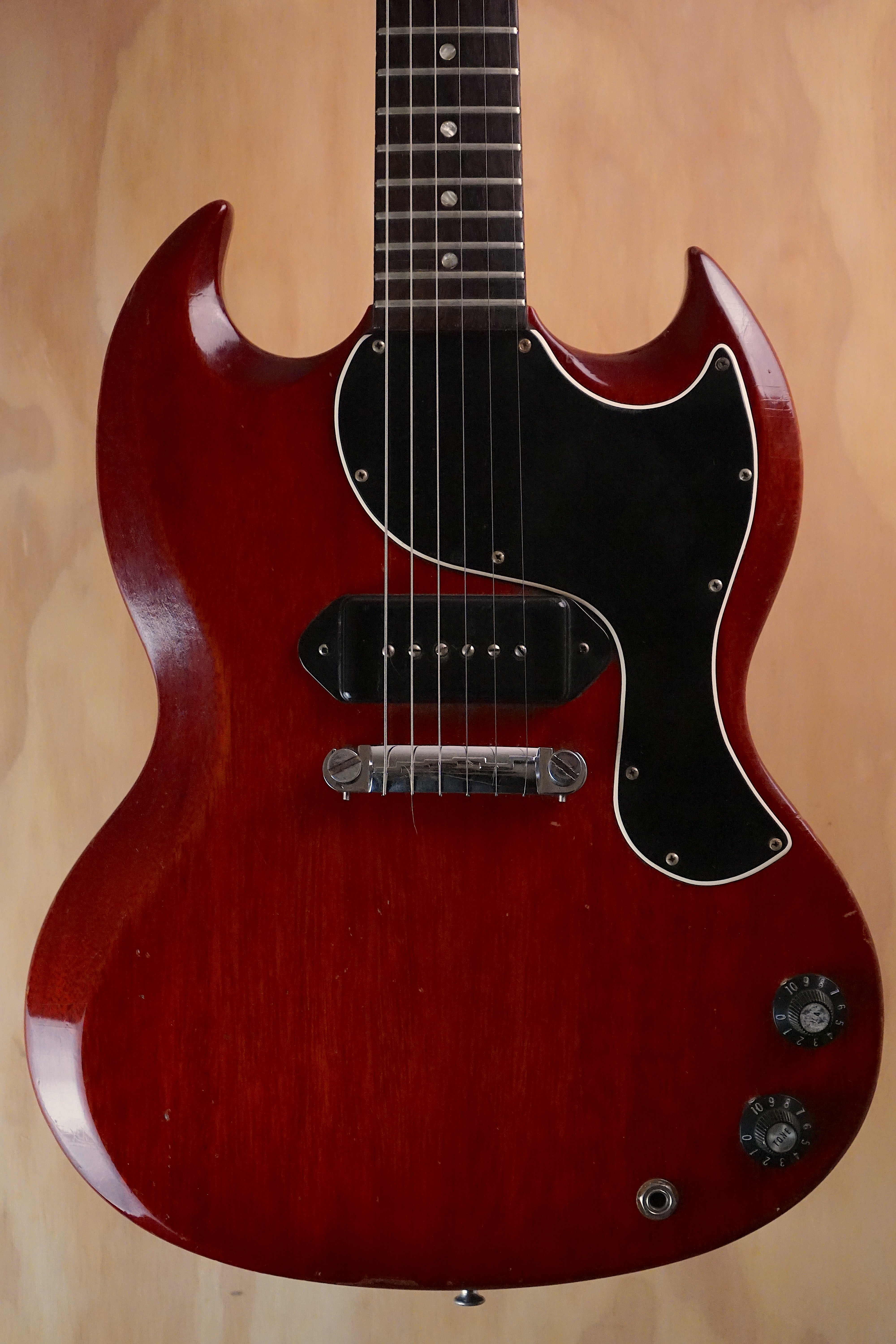 1964 Gibson SG Junior Cherry Electric Guitar, (Used) - Fair Deal Music