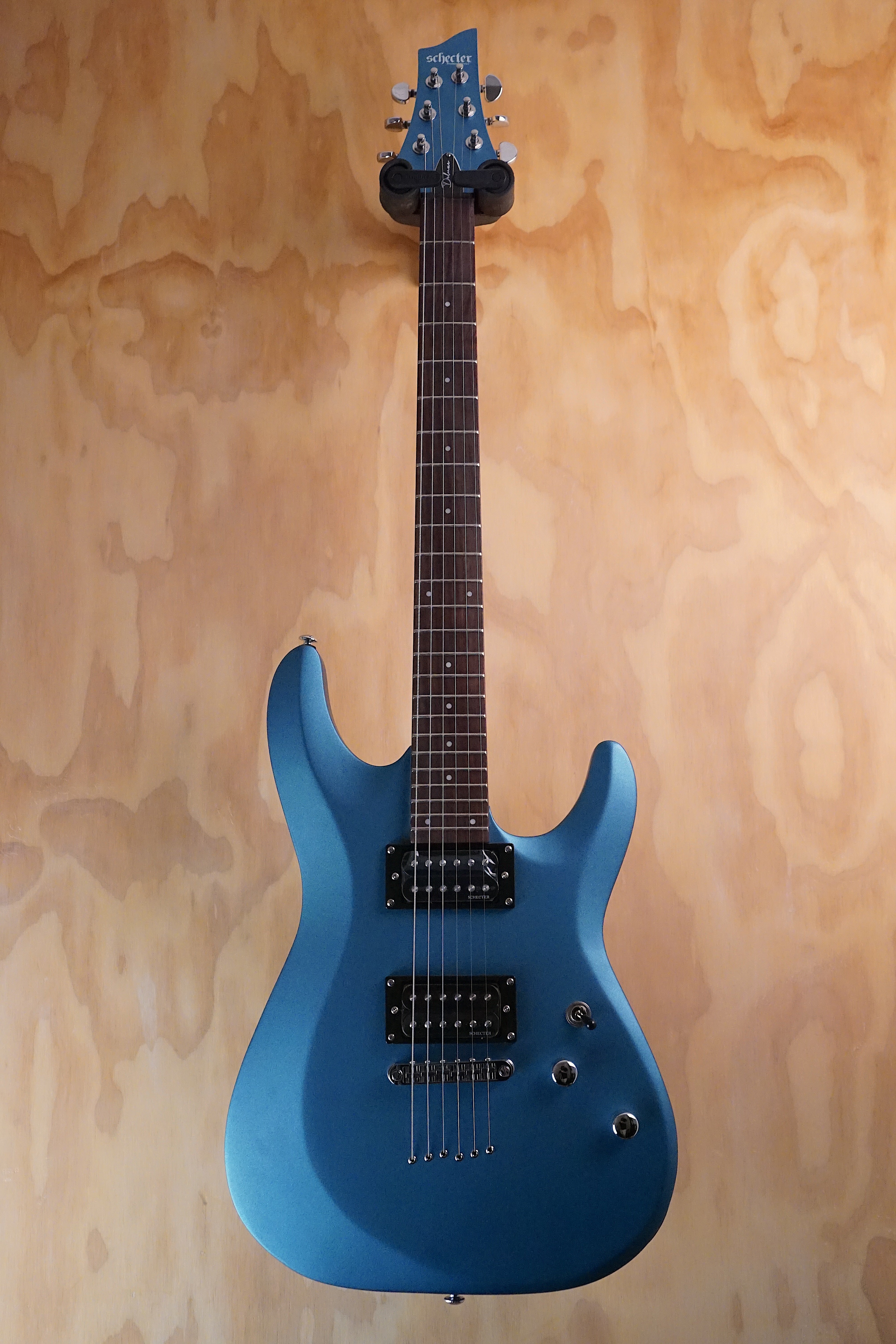 Schecter C-6 Deluxe, Satin Metallic Light Blue B-Stock - Fair Deal Music
