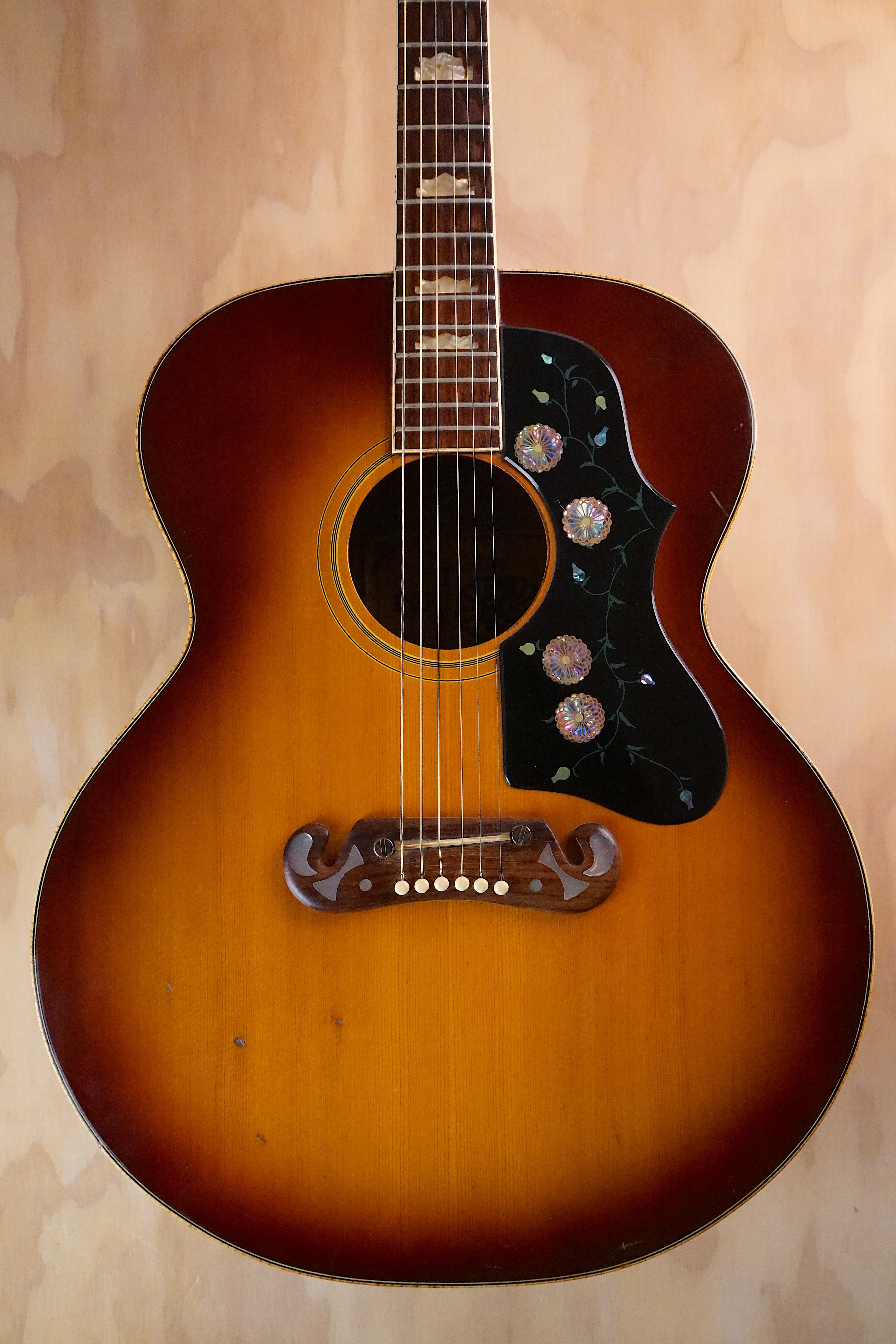 1970s Antoria J-200 Sunburst MIJ Acoustic Guitar, (Used) - Fair Deal Music