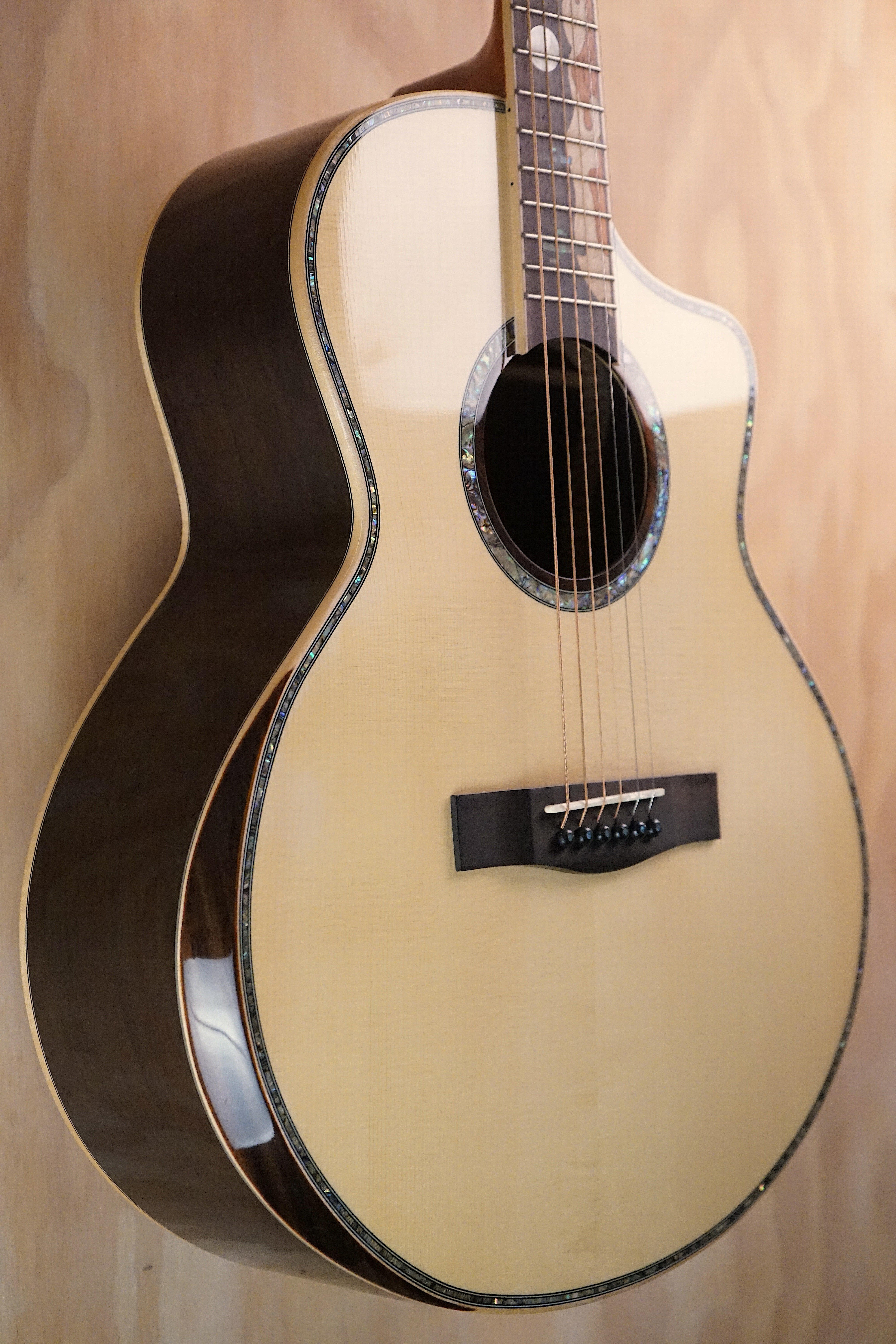 SQOE A9-SK Acoustic Guitar Natural Gloss, (Used) - Fair Deal Music