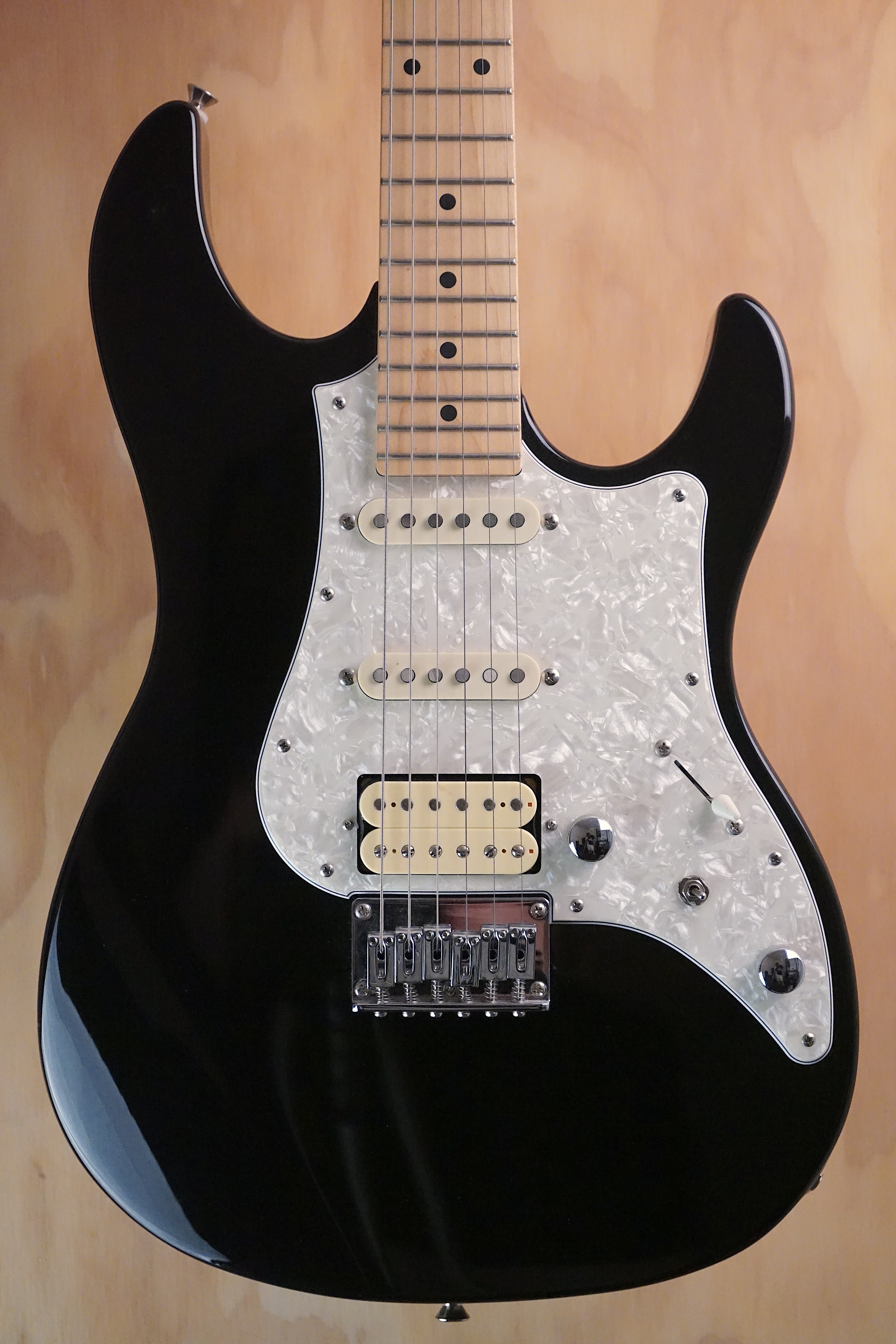 FGN Boundary Odyssey Black Hardtail Electric Guitar, (Used) - Fair Deal Music