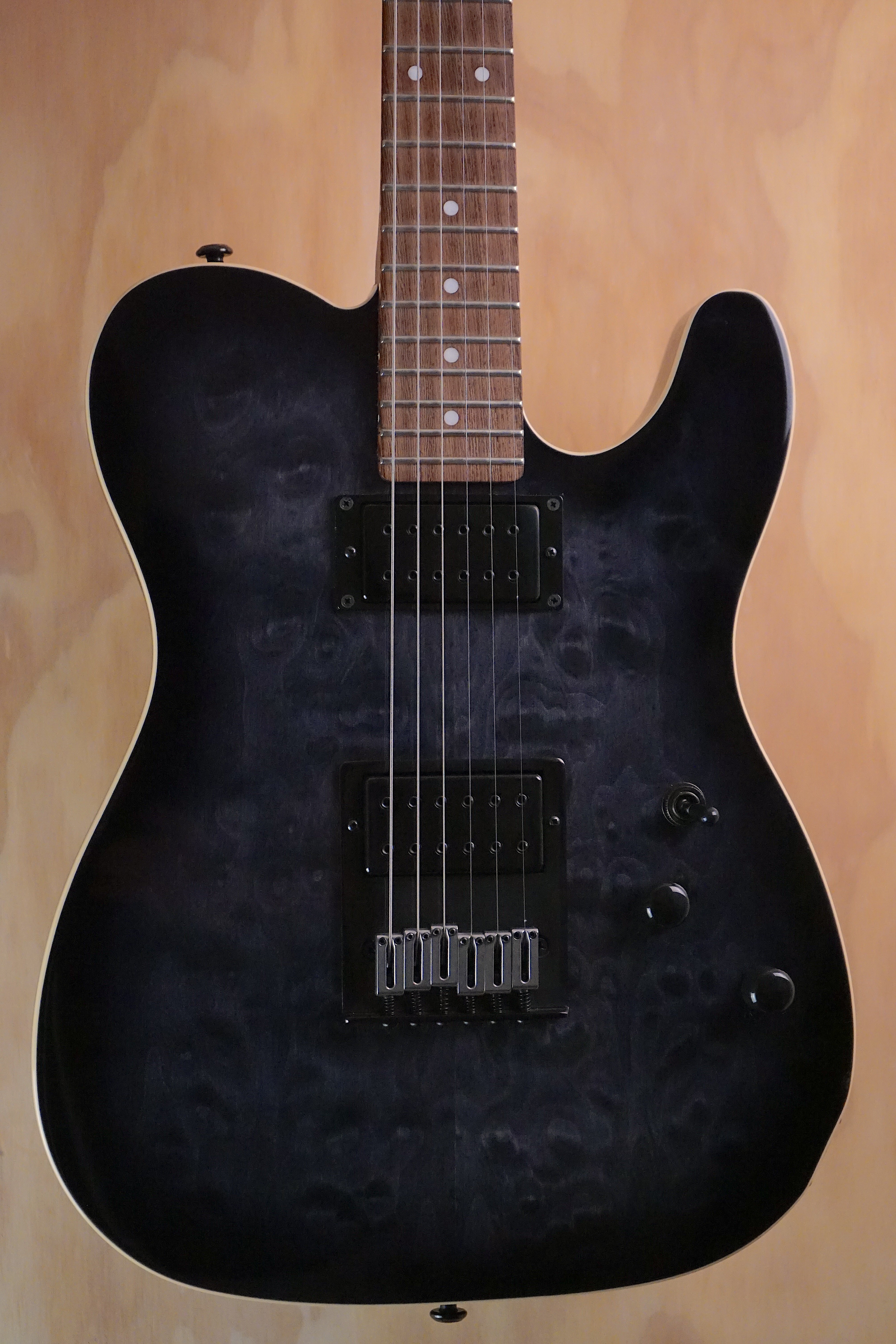 Schecter PT Pro Trans Black Burst Wenge Neck Electric Guitar, (Used)