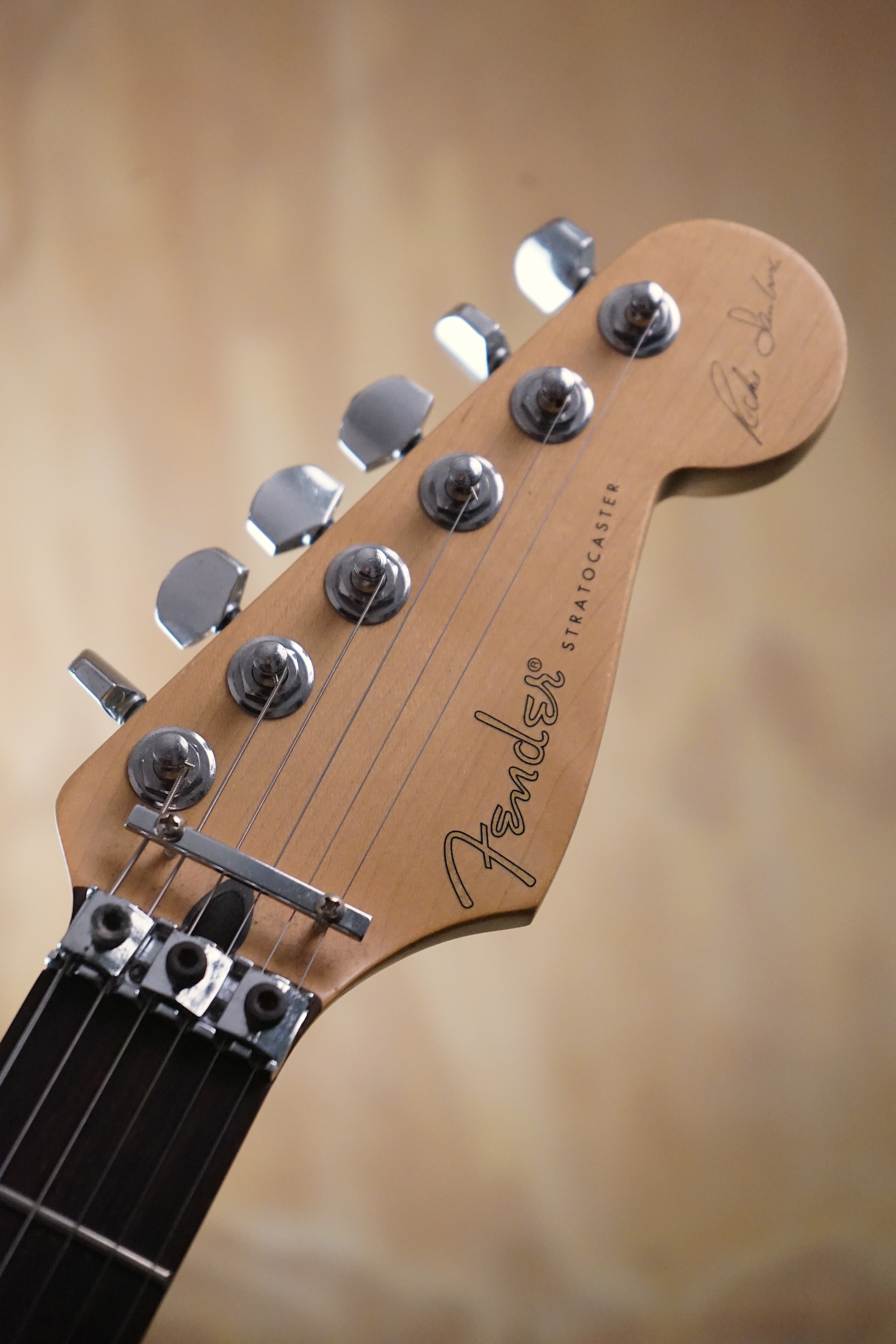 1995 Fender Richie Sambora Signature Standard Stratocaster Crimson Red Metallic, (Used) - Fair Deal Music