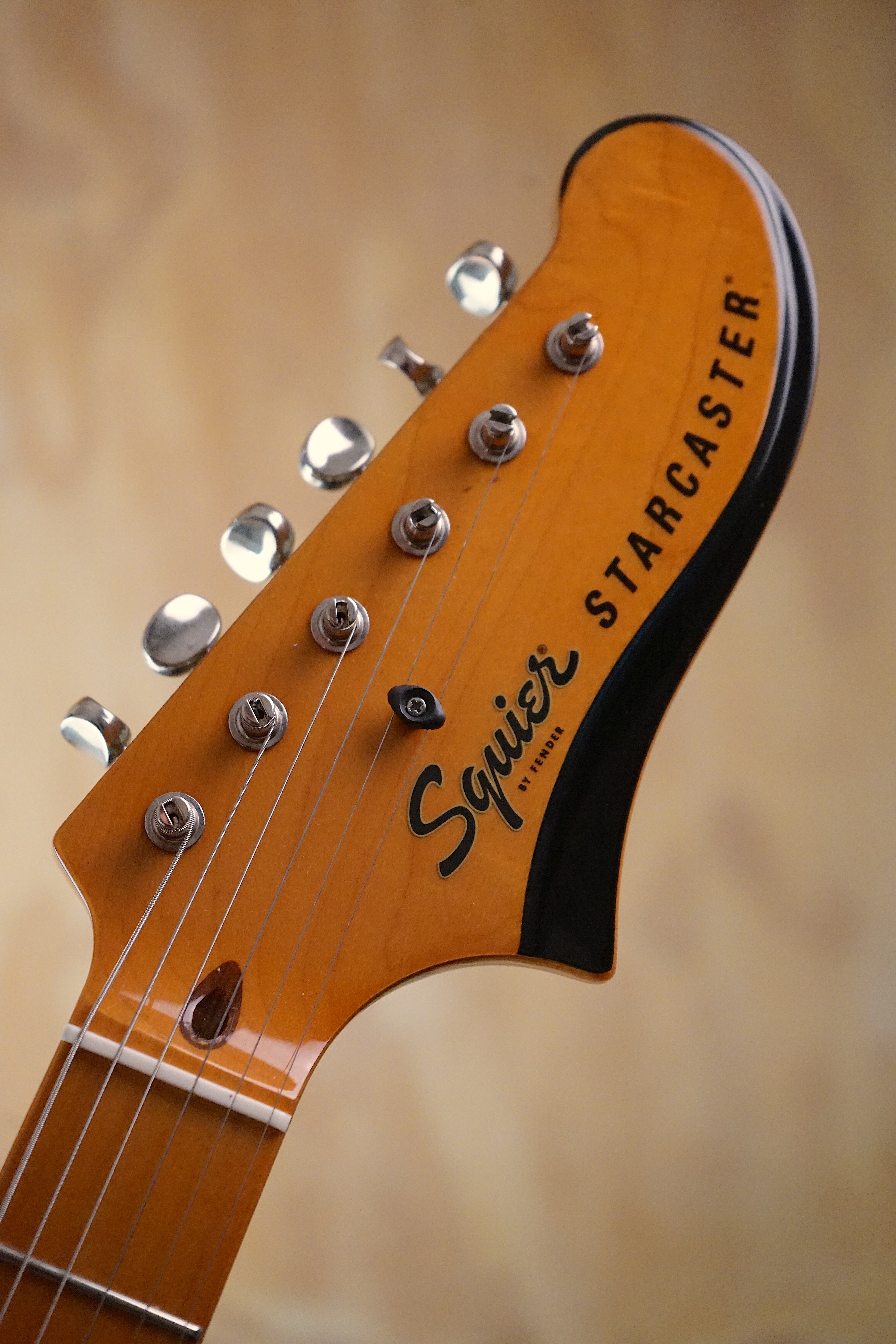 Squier Classic Vibe Starcaster 3-Tone Sunburst Semi-Hollow Electric Guitar, (Used)