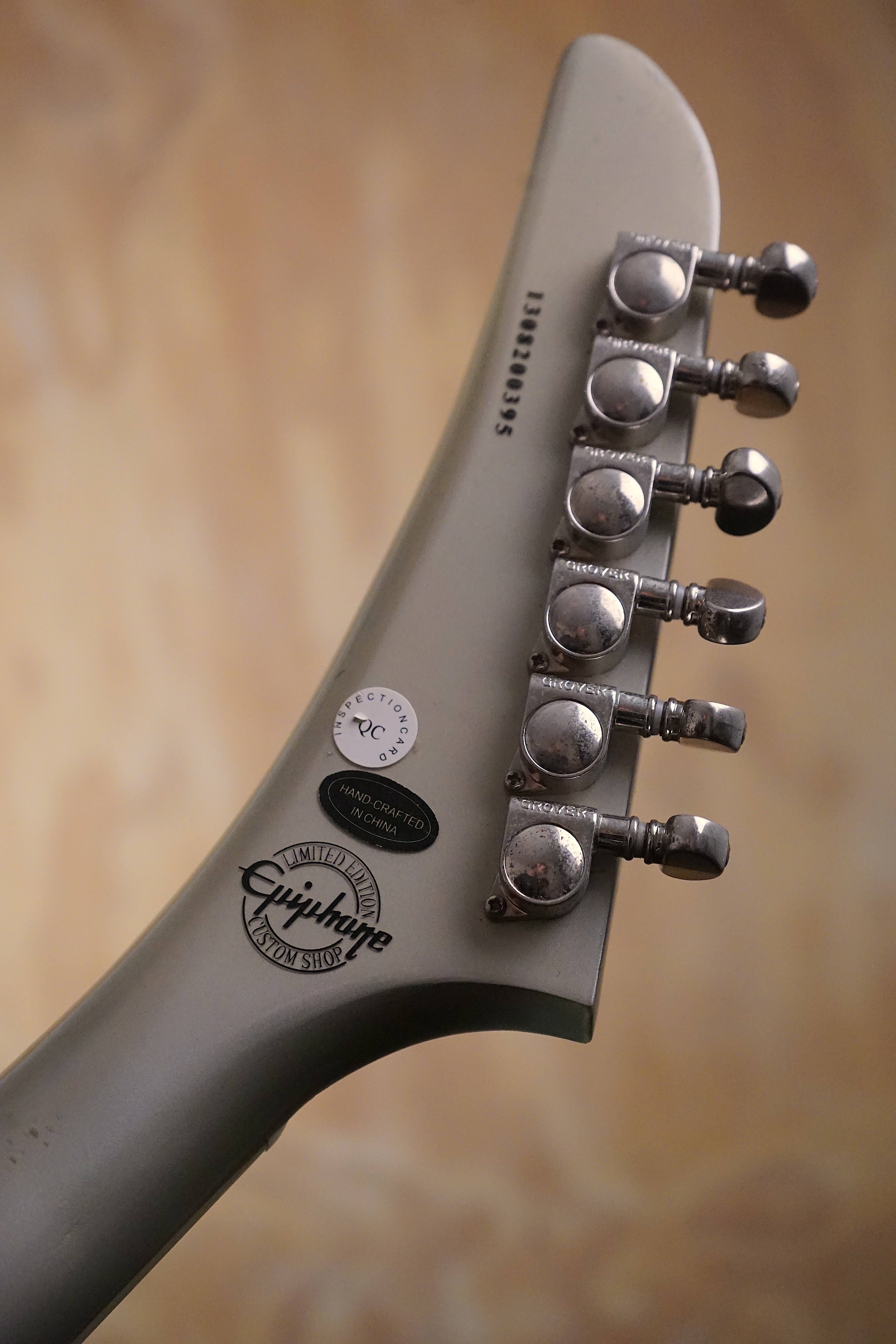 Epiphone Explorer Pro TV Silver Limited Edition Electric Guitar, (Used)