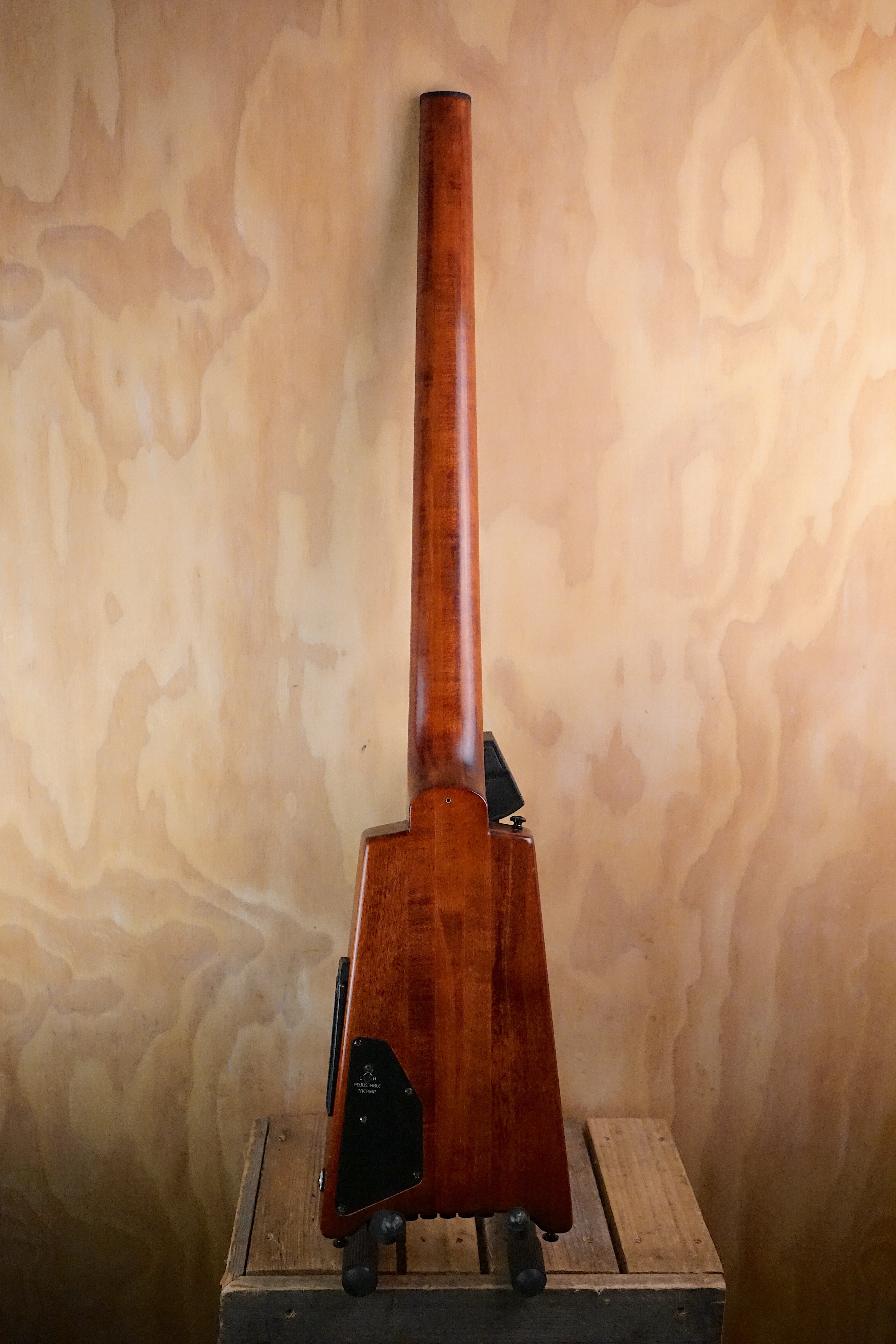 Hohner B2AV Walnut Stain 5-String Headless Bass, (Used)