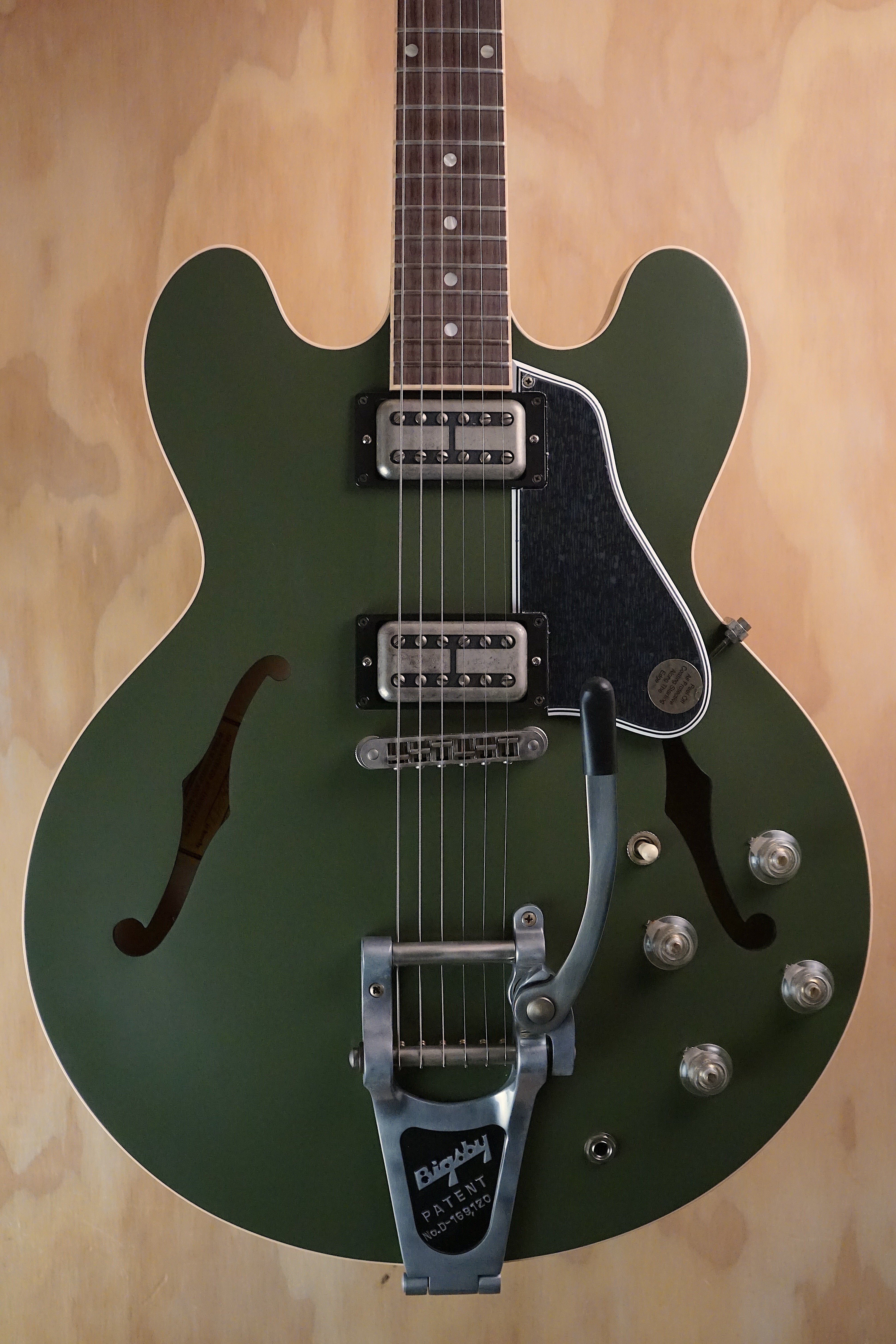 Gibson Chris Cornell ES-335 Tribute Olive Drab Green, (Used, Comm) - Fair Deal Music