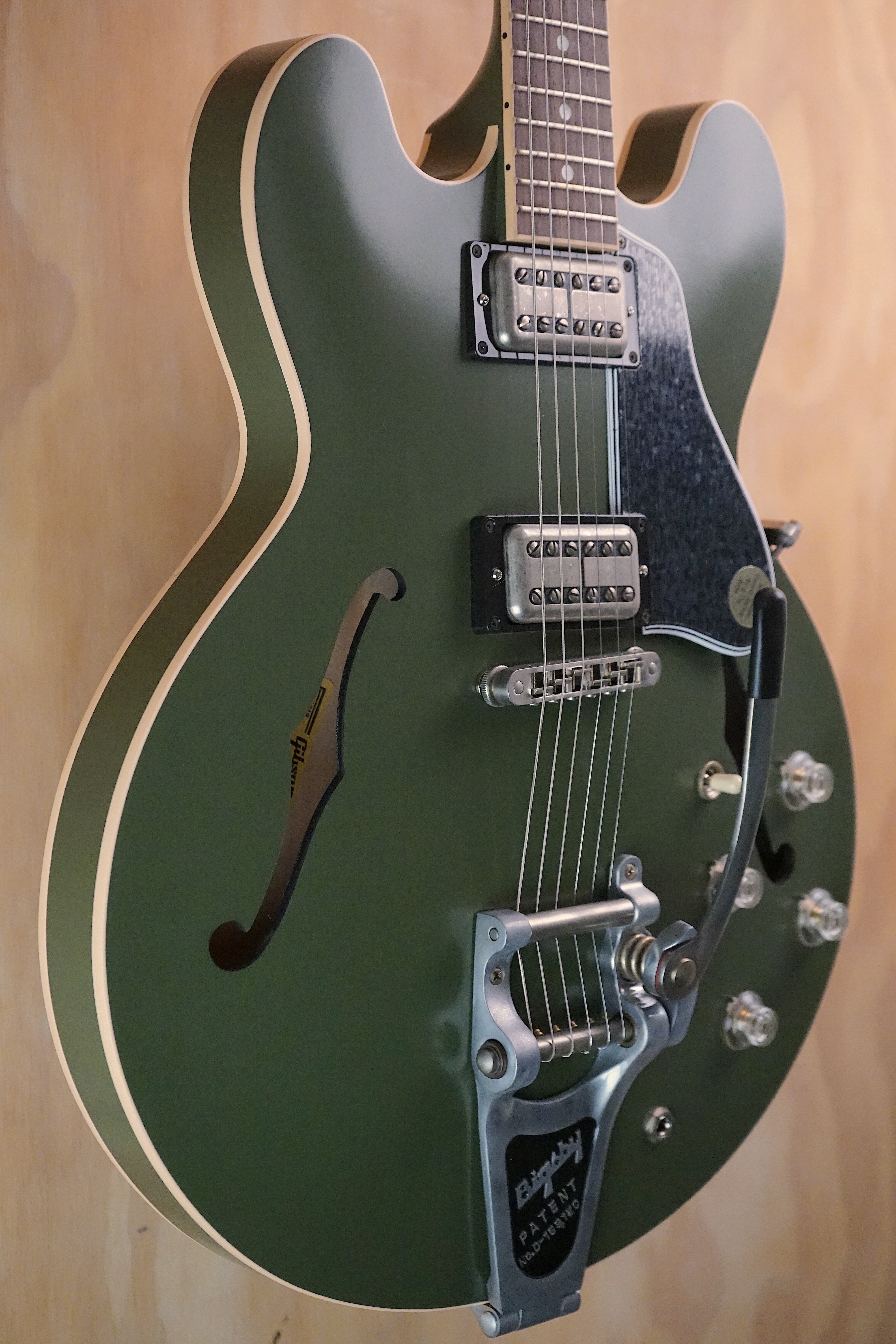 Gibson Chris Cornell ES-335 Tribute Olive Drab Green, (Used, Comm) - Fair Deal Music