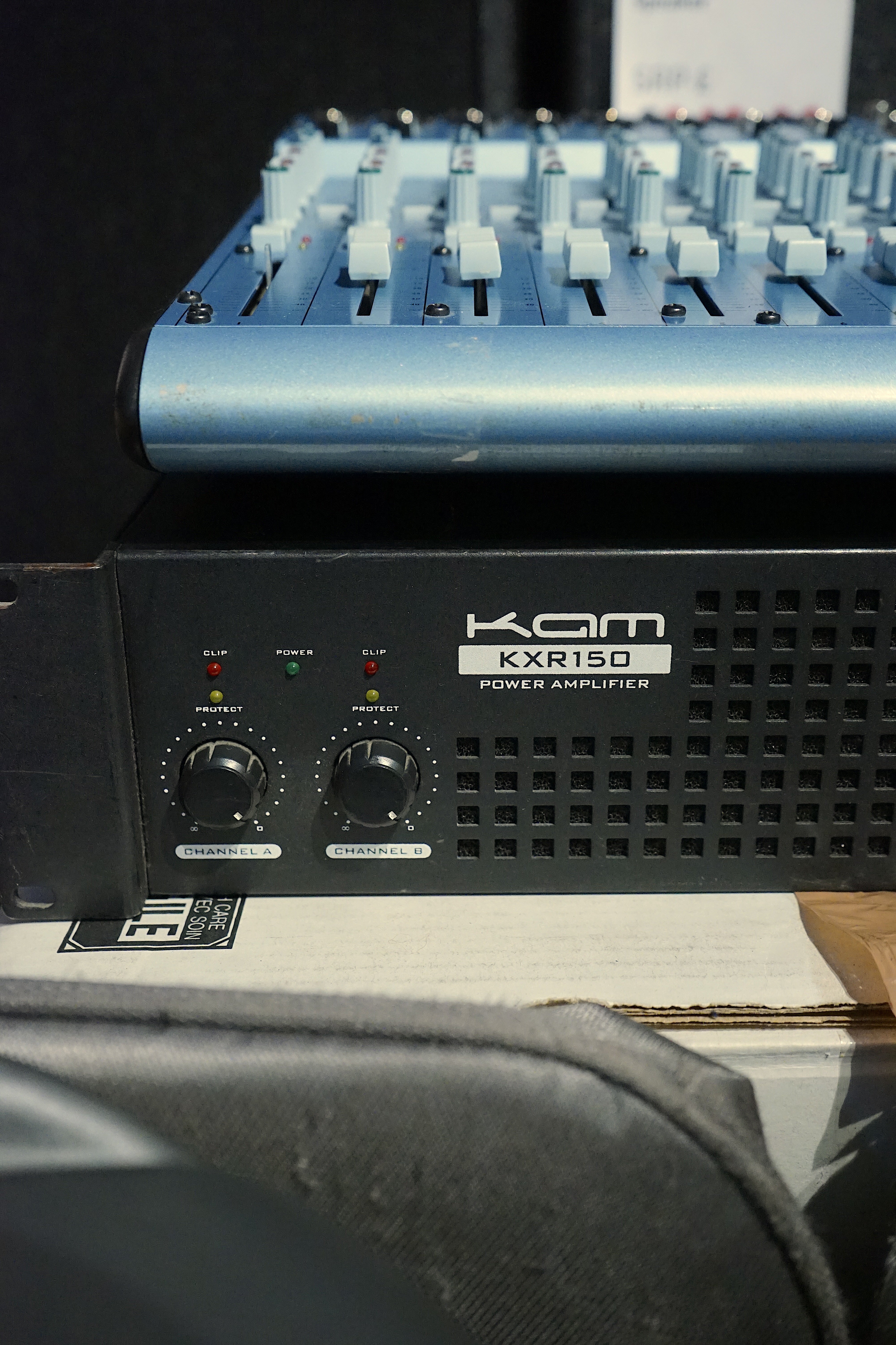 Wharfedale Titan 12 PA Bundle with Alesis Mixer & KAM Amp – Used, Comm