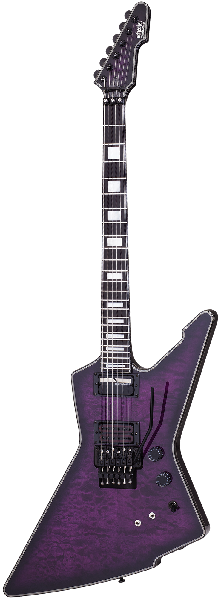 Schecter E-1 FR S Special Edition, Trans Purple Burst - Fair Deal Music