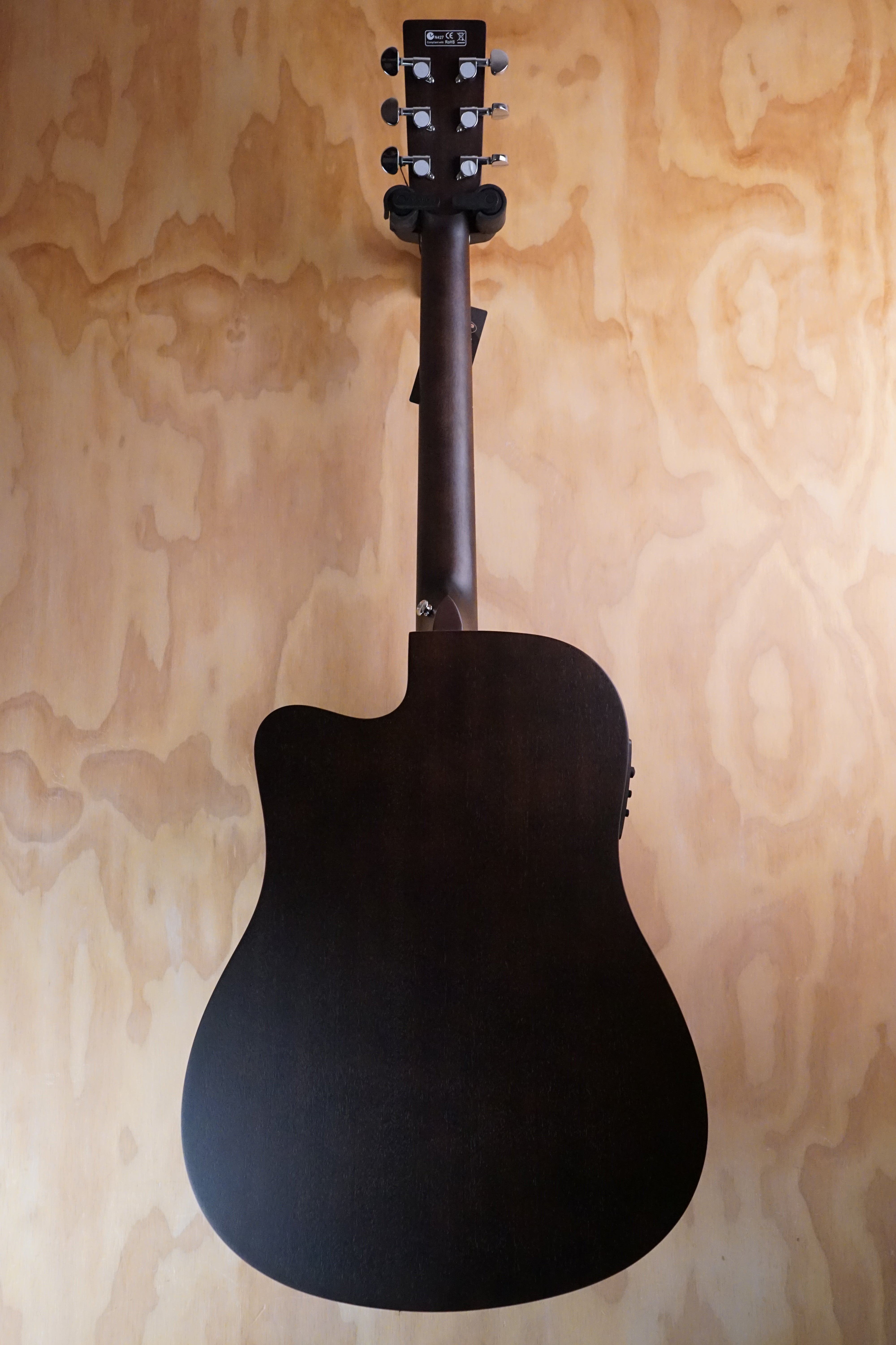 SQOE ED-60BK Electro Acoustic Guitar in Black - Fair Deal Music