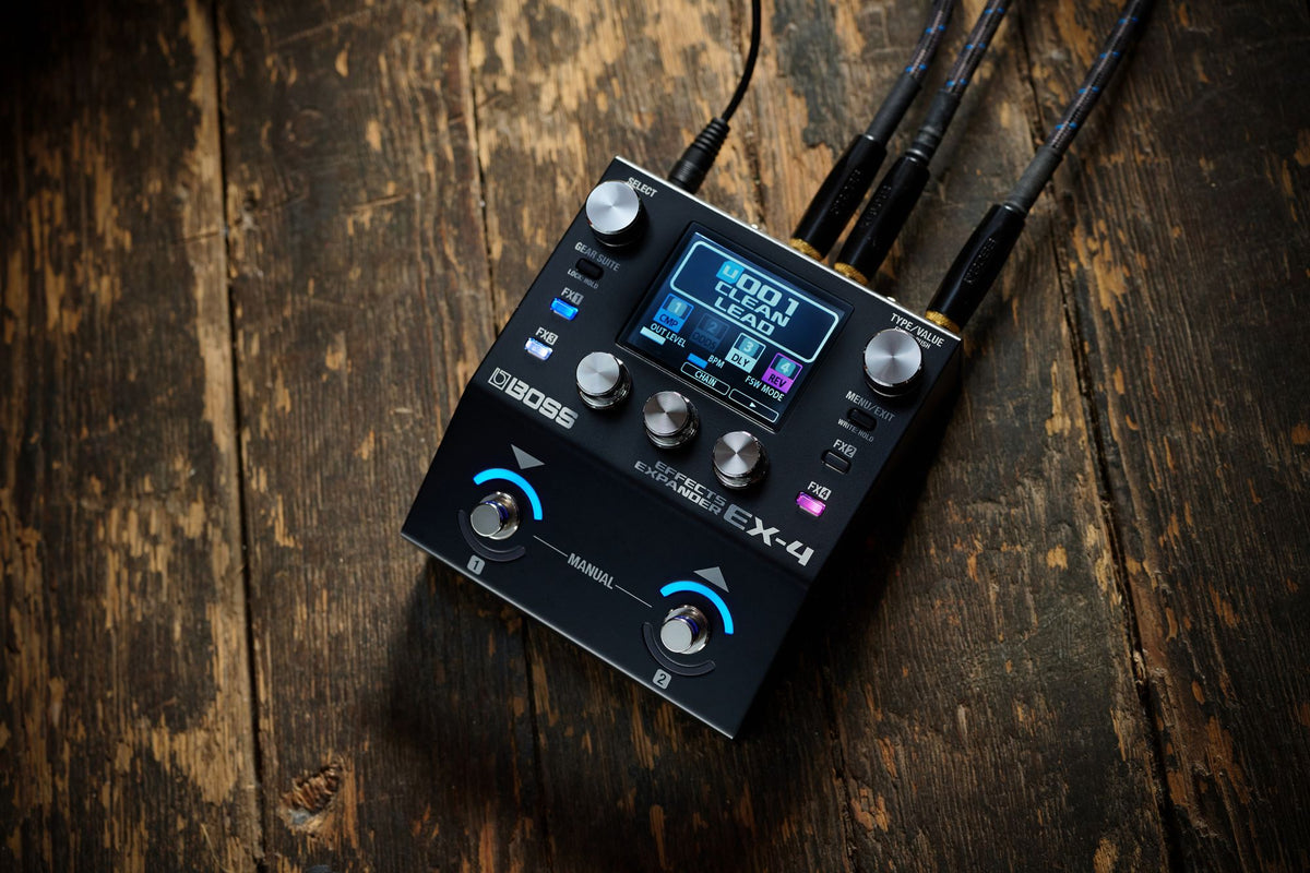 EMBARGO 24TH SEPTEMBER 8AM Boss EX-4 Effects Expander Multi-Effects Pedal - Fair Deal Music