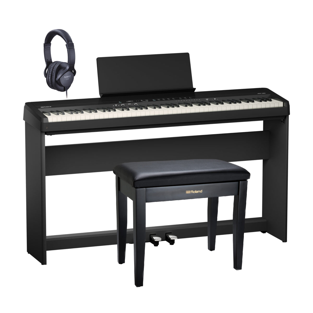 Roland FP-40 Portable Digital Piano Home Bundle - Black - Fair Deal Music