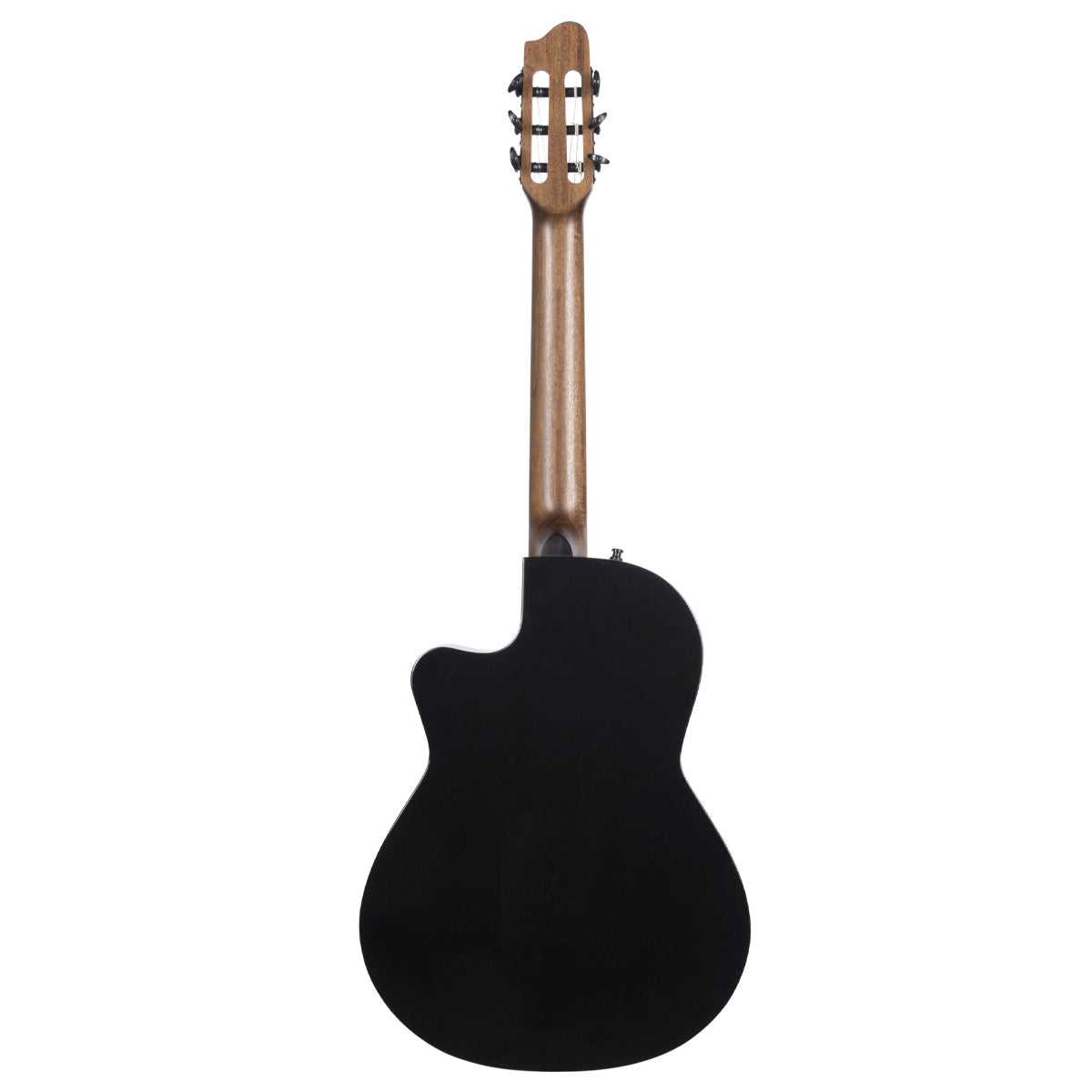 Godin Arena Pro Cutaway Bourbon Burst Nylon String Electro Guitar ~ Onyx Black with EQ - Fair Deal Music