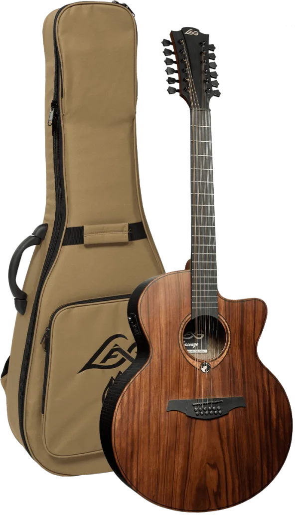 LAG Sauvage J12CE Jumbo 12-String Electro Acoustic Guitar - Fair Deal Music