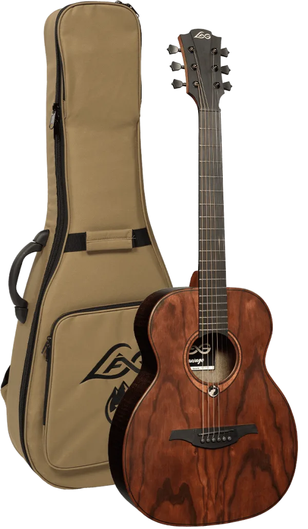 Lag Sauvage Travel Acoustic Guitar Natural - Fair Deal Music