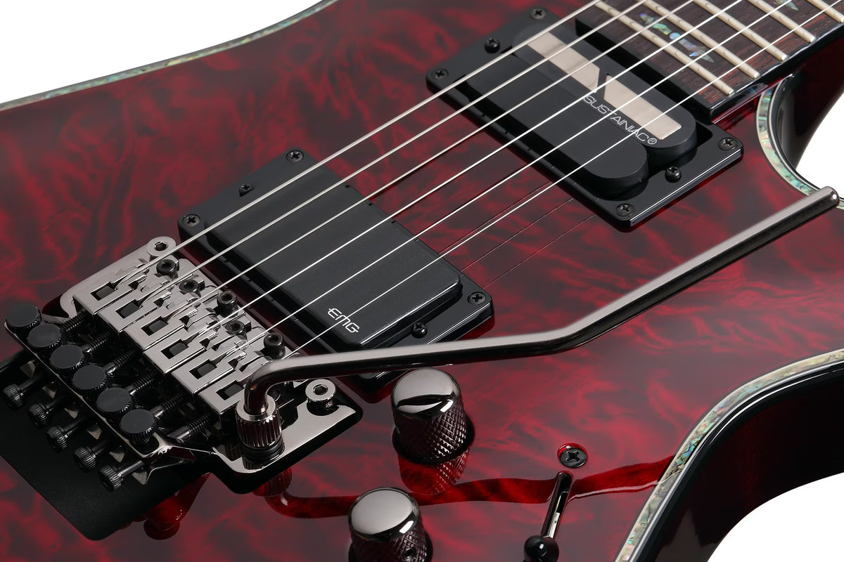 Schecter Hellraiser C-1 S FR Electric Guitar, Black Cherry - Fair Deal Music