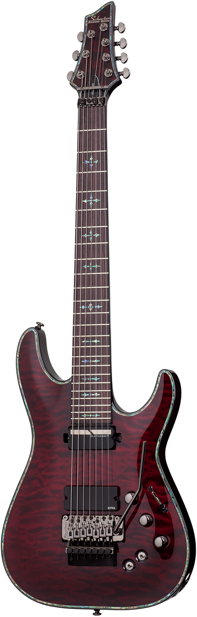 Schecter Hellraiser C-7 FR S, Black Cherry - Fair Deal Music