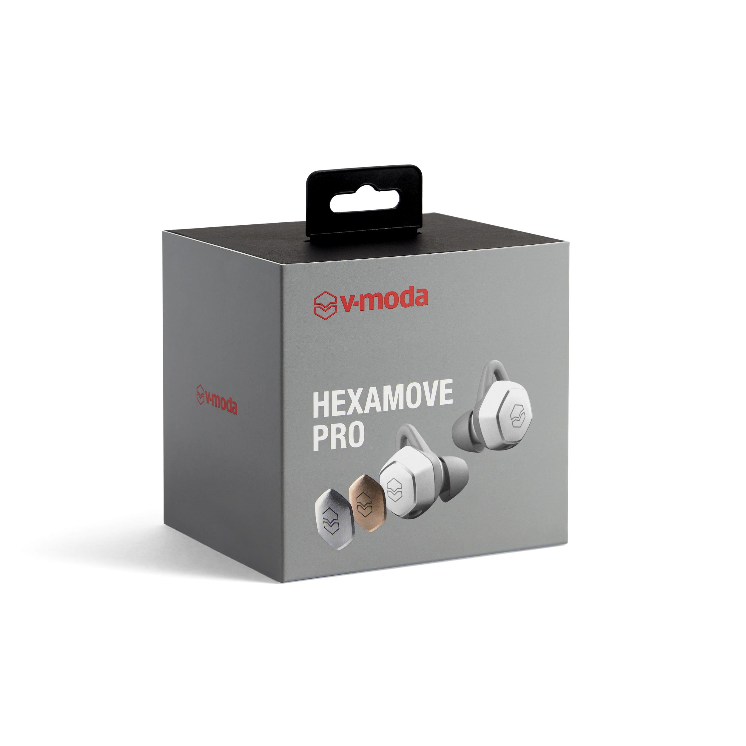 V-Moda Hexamove Pro True Wireless Earbuds - White - Fair Deal Music