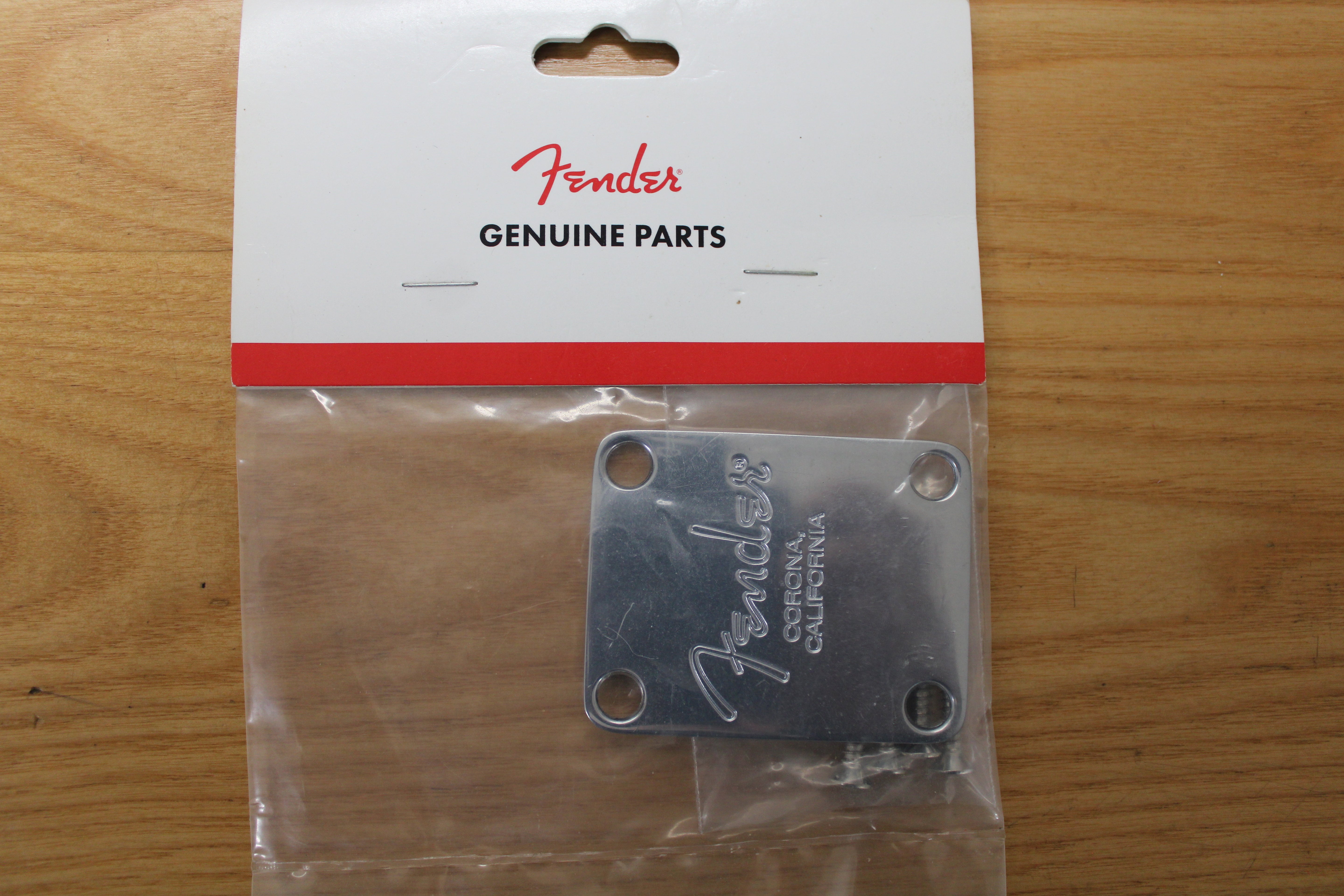 Fender American Standard Bass Neck Plate, Chrome - Fair Deal Music