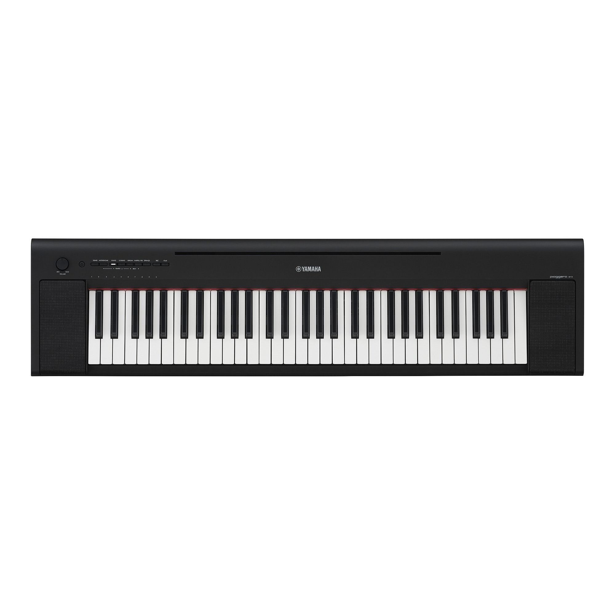 Yamaha NP-15B Piaggero Portable Piano Black Bundle - Fair Deal Music