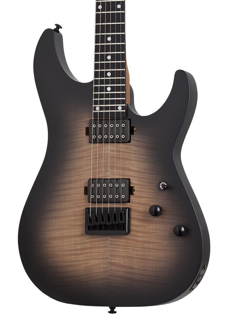 Schecter C-1 Electric Guitar Standard Plus, Ember Burst - Fair Deal Music