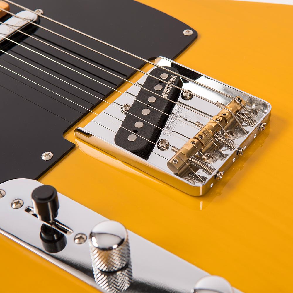 Vintage V52 ReIssued Electric Guitar ~ Left Hand Butterscotch - Fair Deal Music