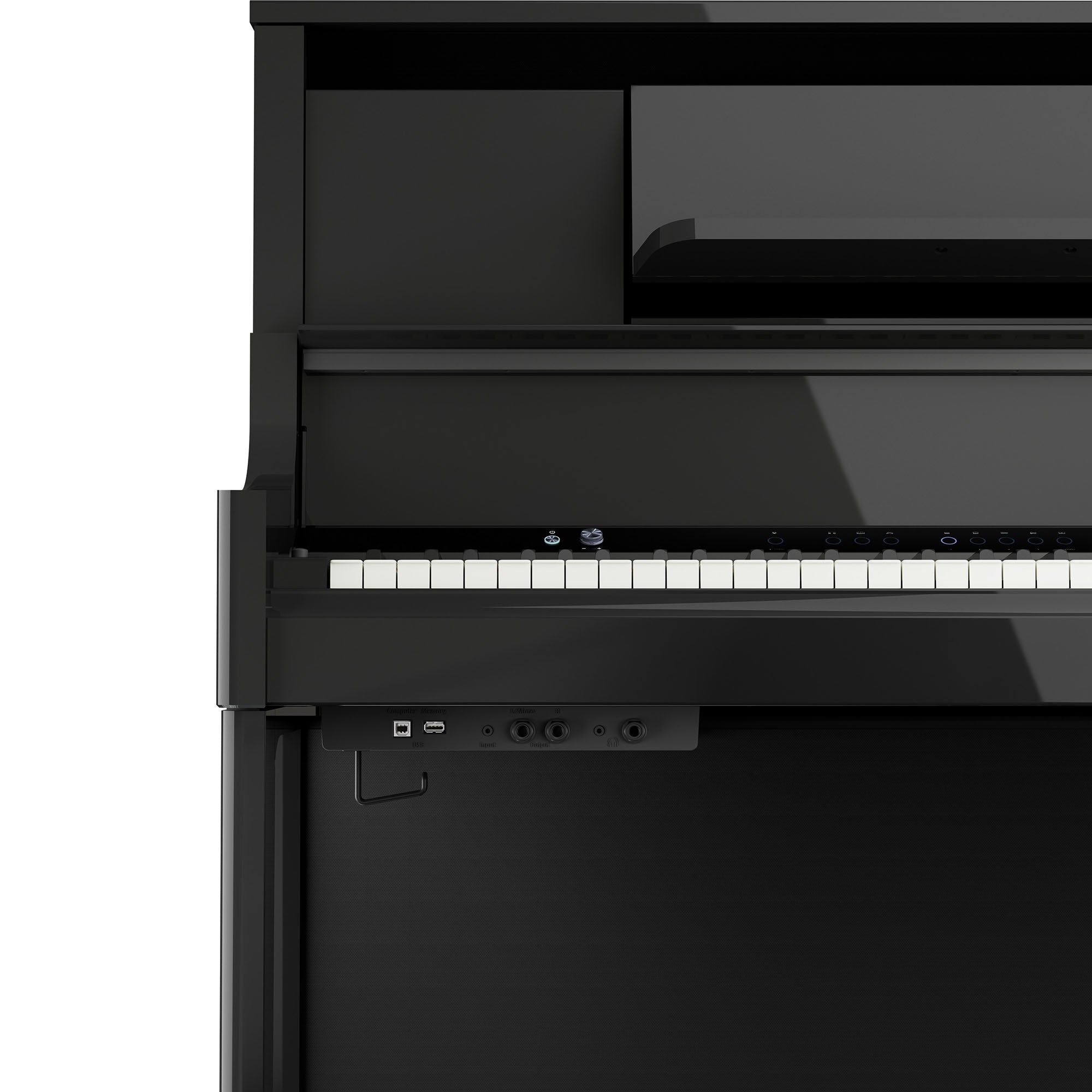 Roland LX-9-PE Digital Upright Piano Polished Ebony (Showroom Model) - Fair Deal Music