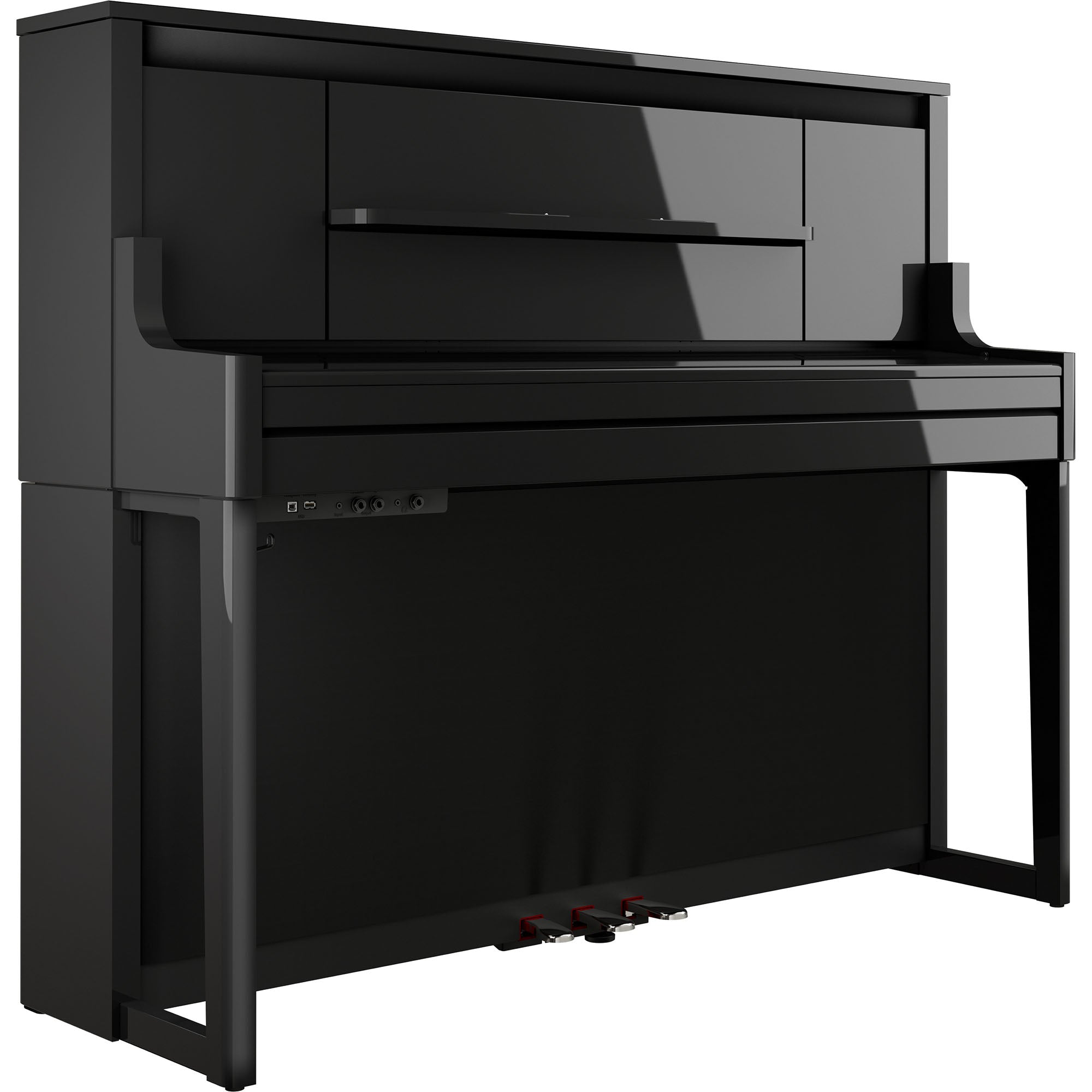 Roland LX-9-PE Digital Upright Piano Polished Ebony (Showroom Model) - Fair Deal Music