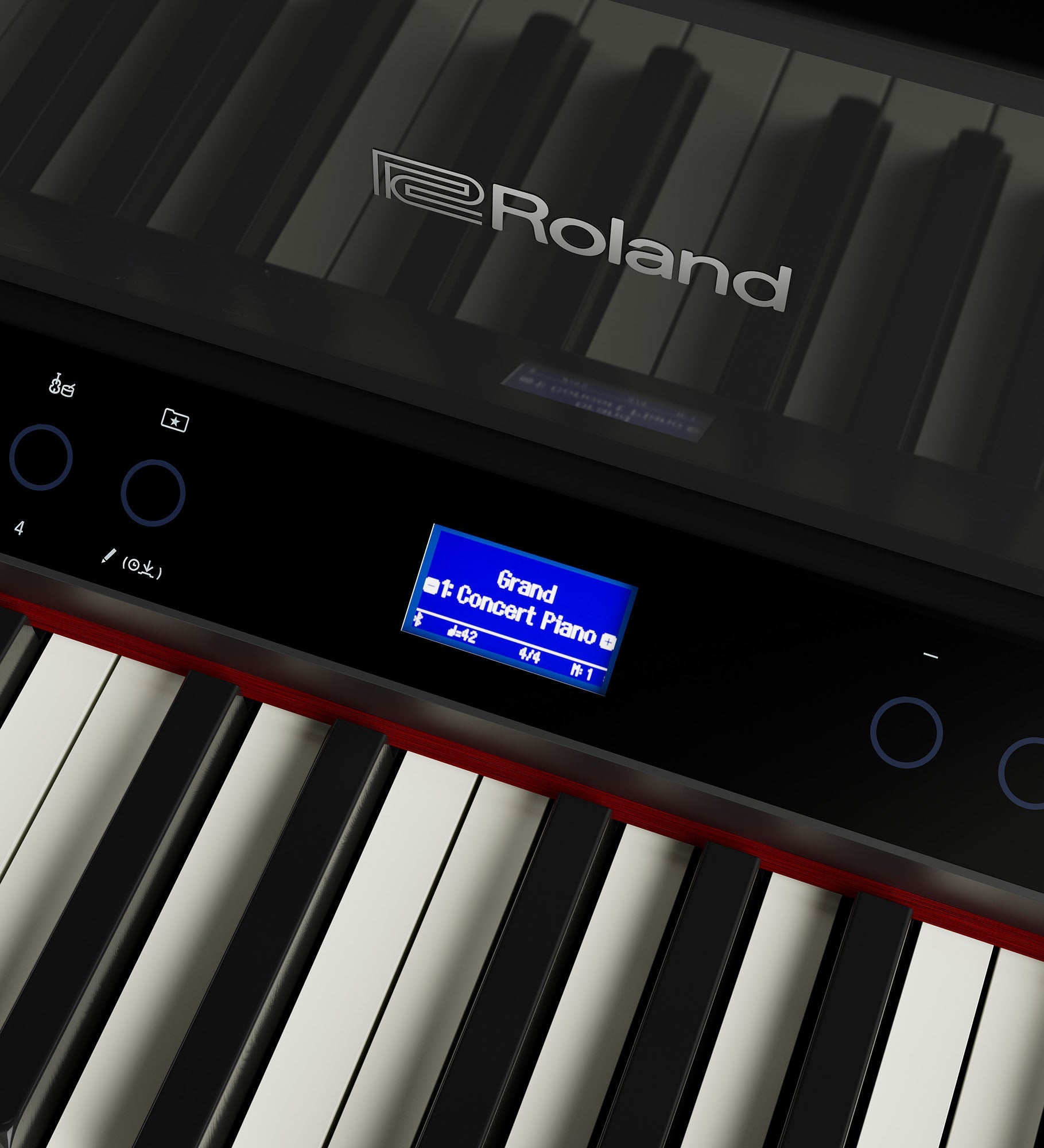 Roland LX-9-PE Digital Upright Piano Polished Ebony Bundle - Fair Deal Music