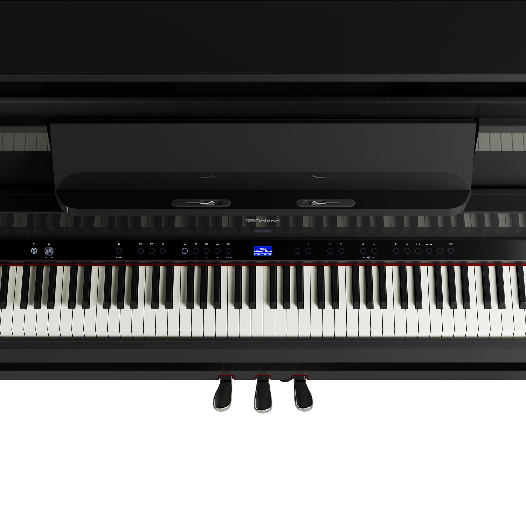 Roland LX-9-PE Digital Upright Piano Polished Ebony (Showroom Model) - Fair Deal Music