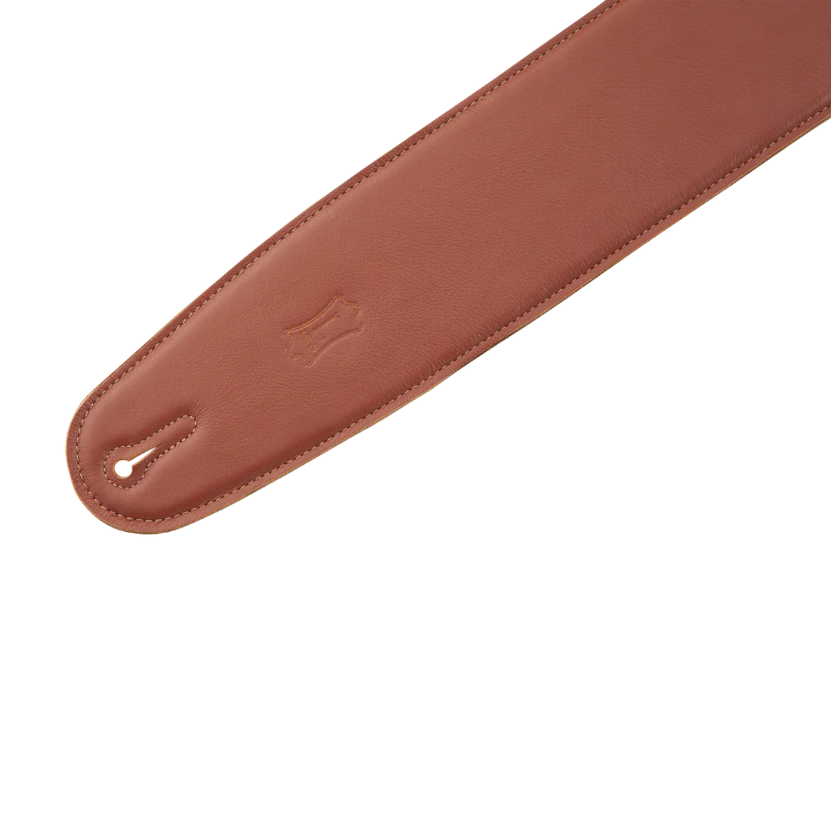 Levy's Heritage Crafted Garment Leather w Suede Back Padded 3 1/2" - Tan Guitar Strap - Fair Deal Music