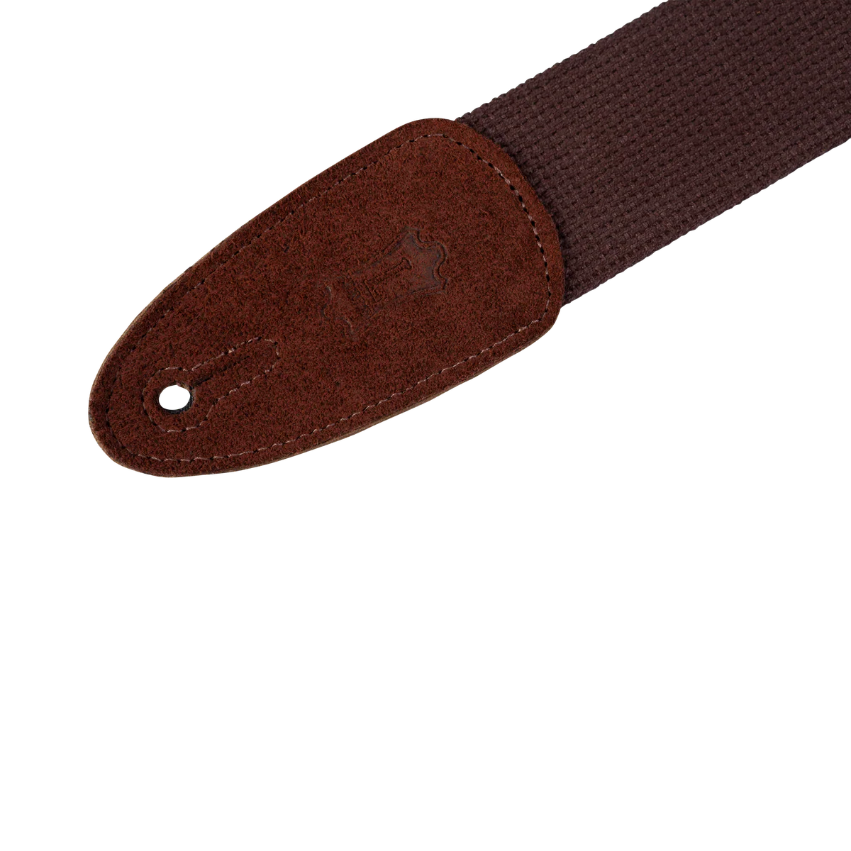 Levy's Cotton w Suede Ends - Brown Guitar Strap - Fair Deal Music