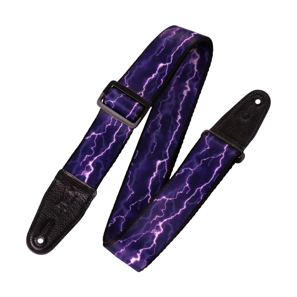 Levy's Graphic Waves Polyester - Lightning Guitar Strap - Fair Deal Music
