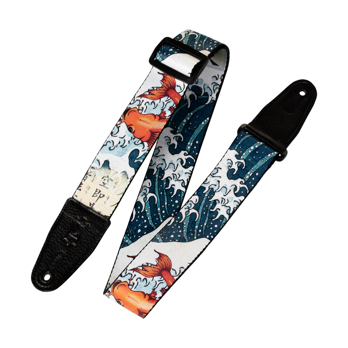 Levy's Eastern Harmony Polyester - Tattoo Koi Fish Guitar Strap - Fair Deal Music