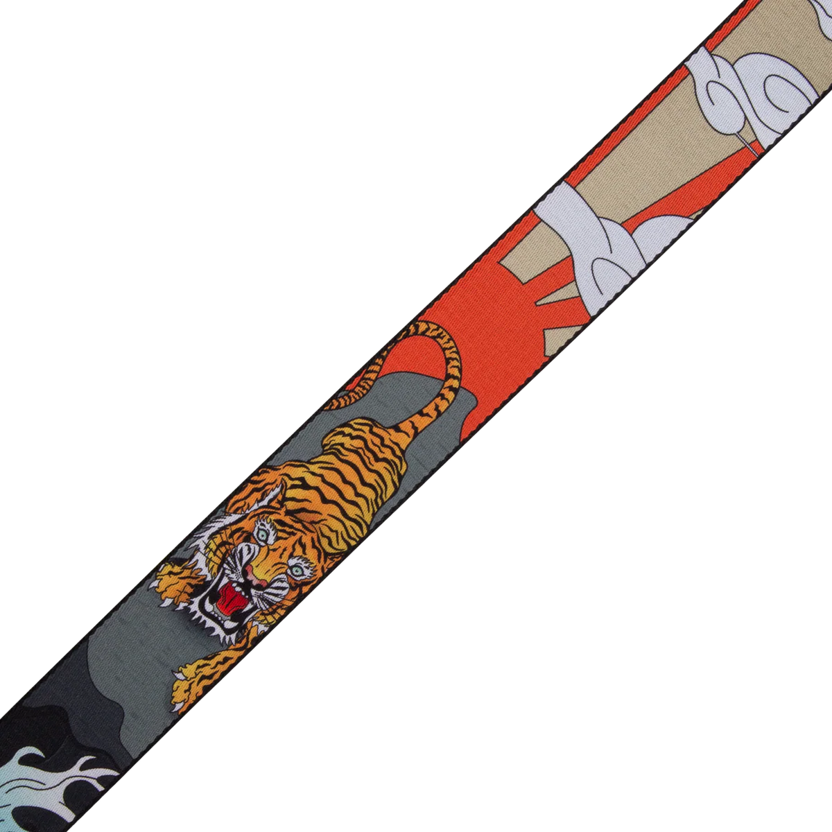 Levy's Eastern Harmony Polyester - Japanese Tiger Guitar Strap - Fair Deal Music