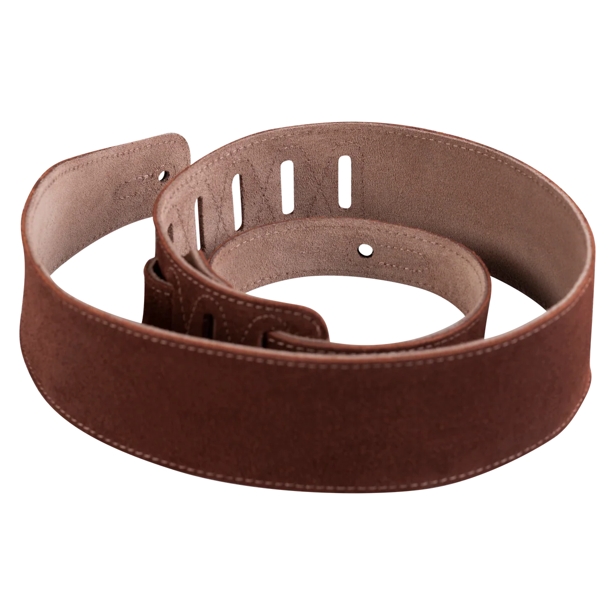 Levy's Simply Suede Leather w Suede Backing 2 1/2" - Rust Guitar Strap - Fair Deal Music