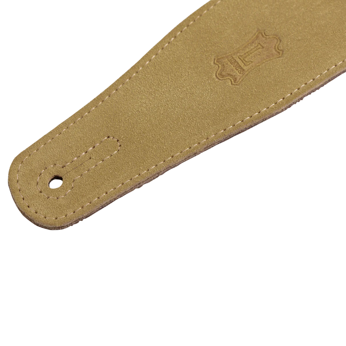 Levy's Simply Suede Leather w Suede Backing 2 1/2" - Tan Guitar Strap - Fair Deal Music