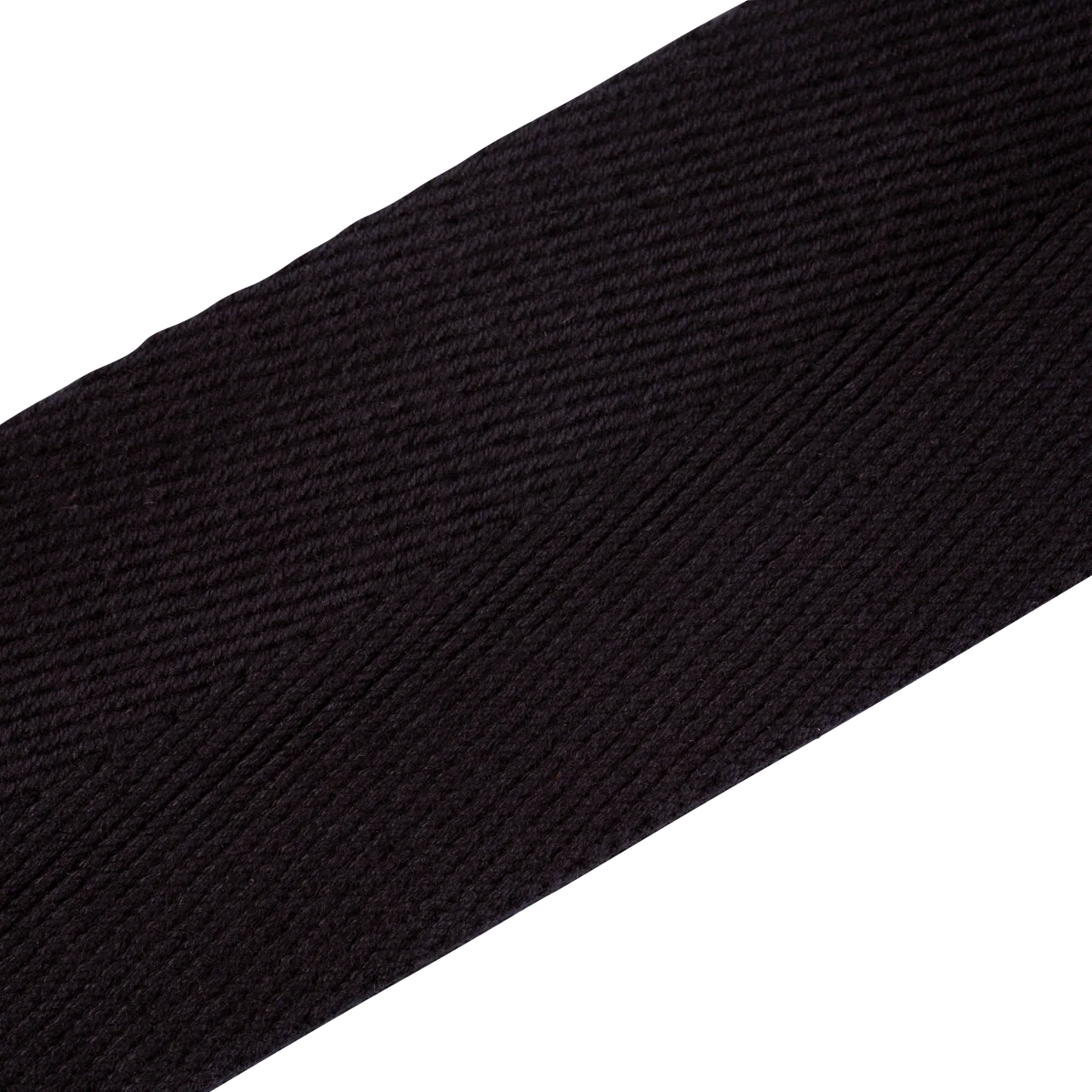 Levy's Signature Cotton w Suede Ends - Black Guitar Strap - Fair Deal Music