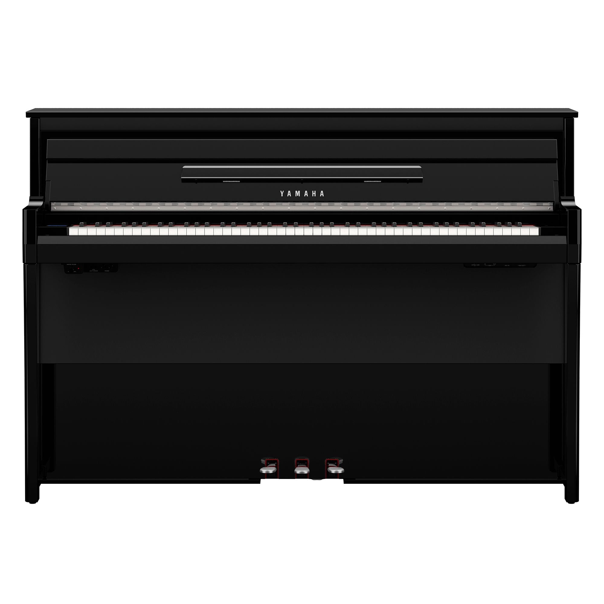 Yamaha NU1XA AvantGrand Hybrid Digital Upright Piano Polished Ebony - Fair Deal Music