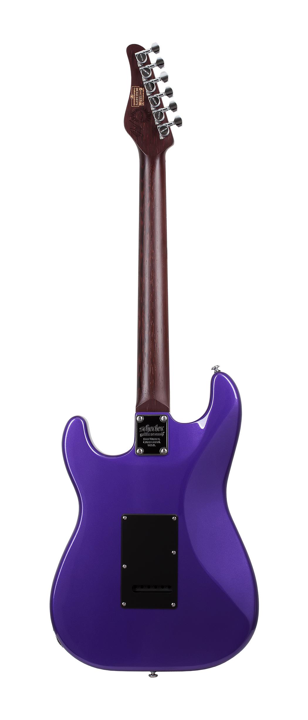 Schecter Nick Johnston Traditional 10th Anniversary HSS, Atomic Violet B-Stock - Fair Deal Music
