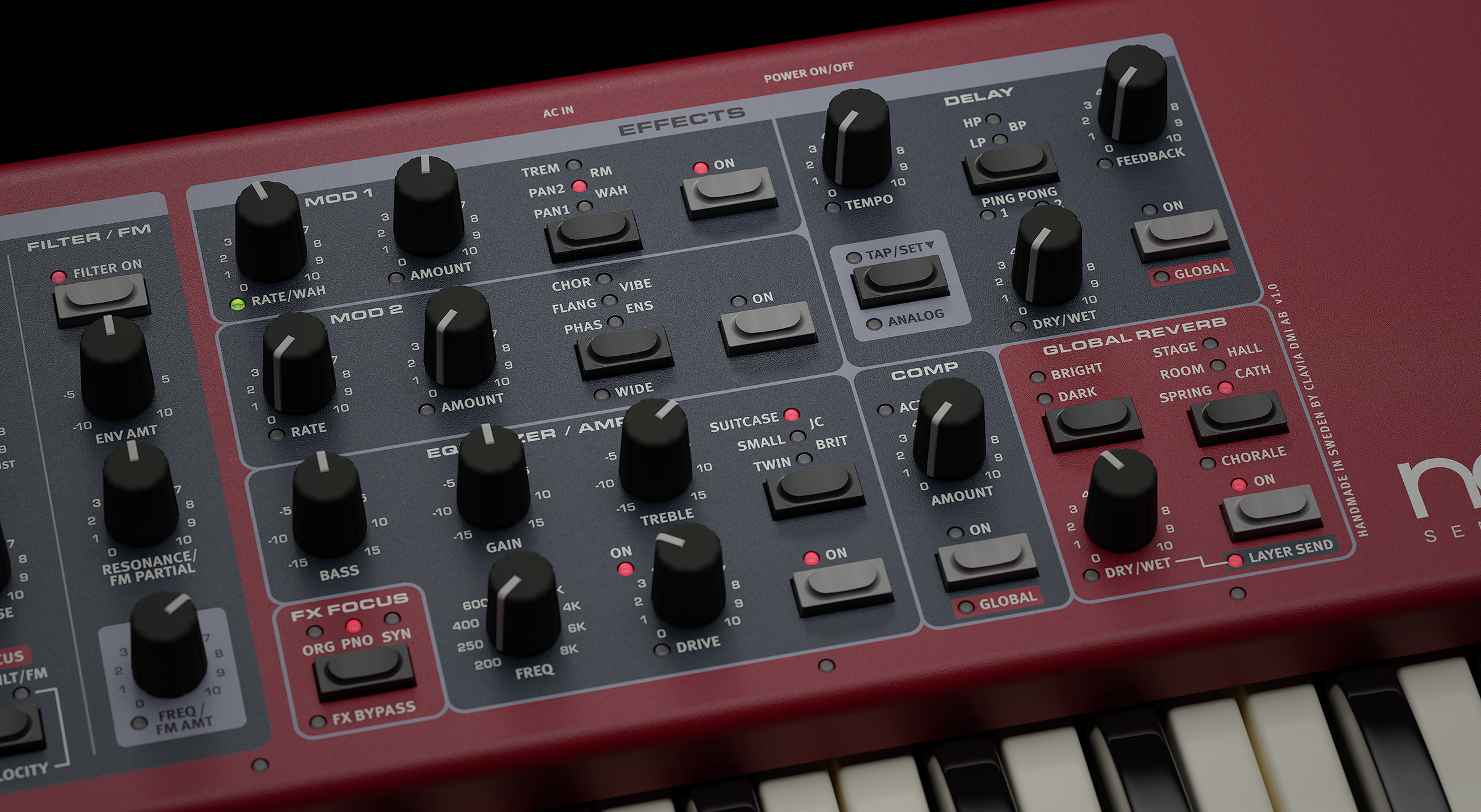 Nord ELECTRO 7 73-key Semi Weighted Keyboard (Opened Box) - Fair Deal Music