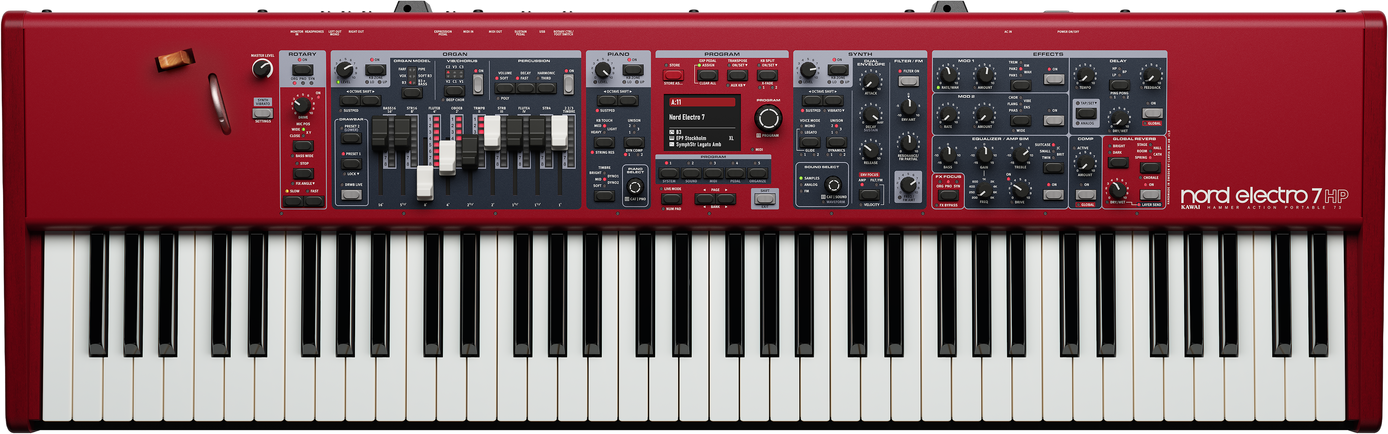 Nord ELECTRO 7 HP 73-key Hammer Action Keyboard - Fair Deal Music