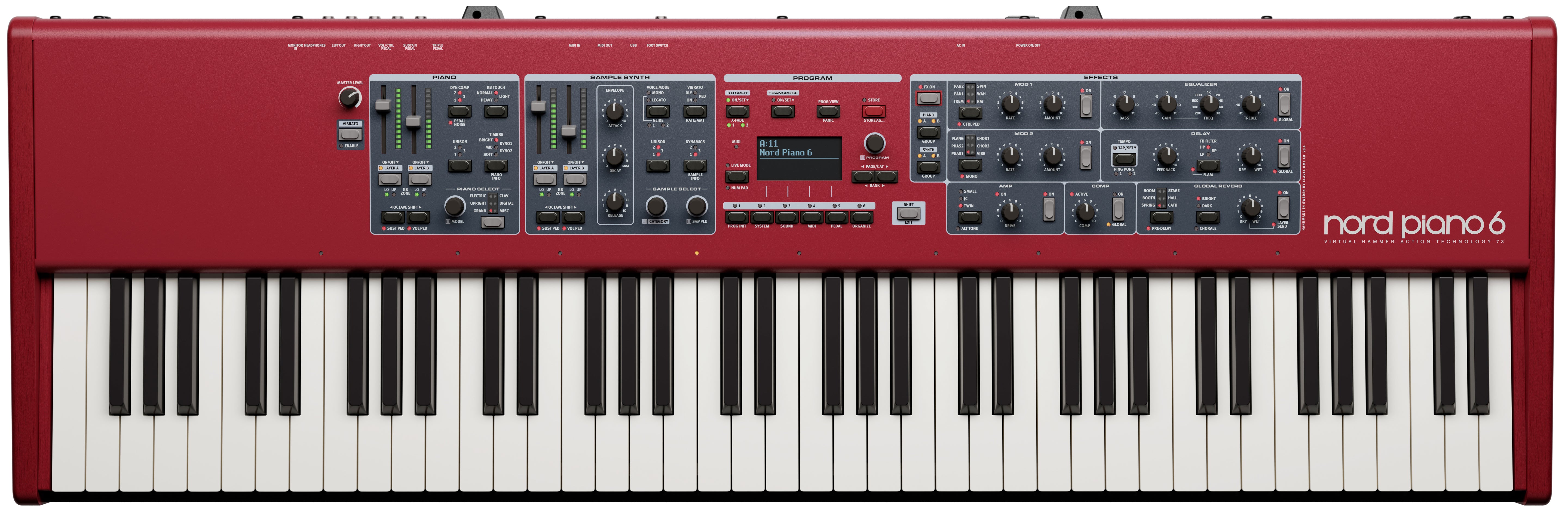 Nord PIANO 6 with 73-note Hammer Action Keyboard - Fair Deal Music