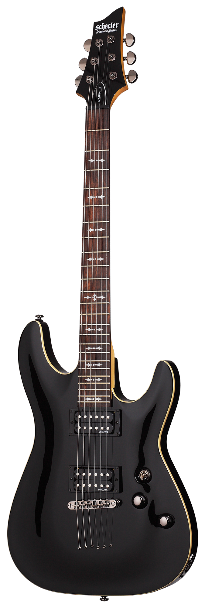 Schecter Omen-6, Gloss Black - Fair Deal Music