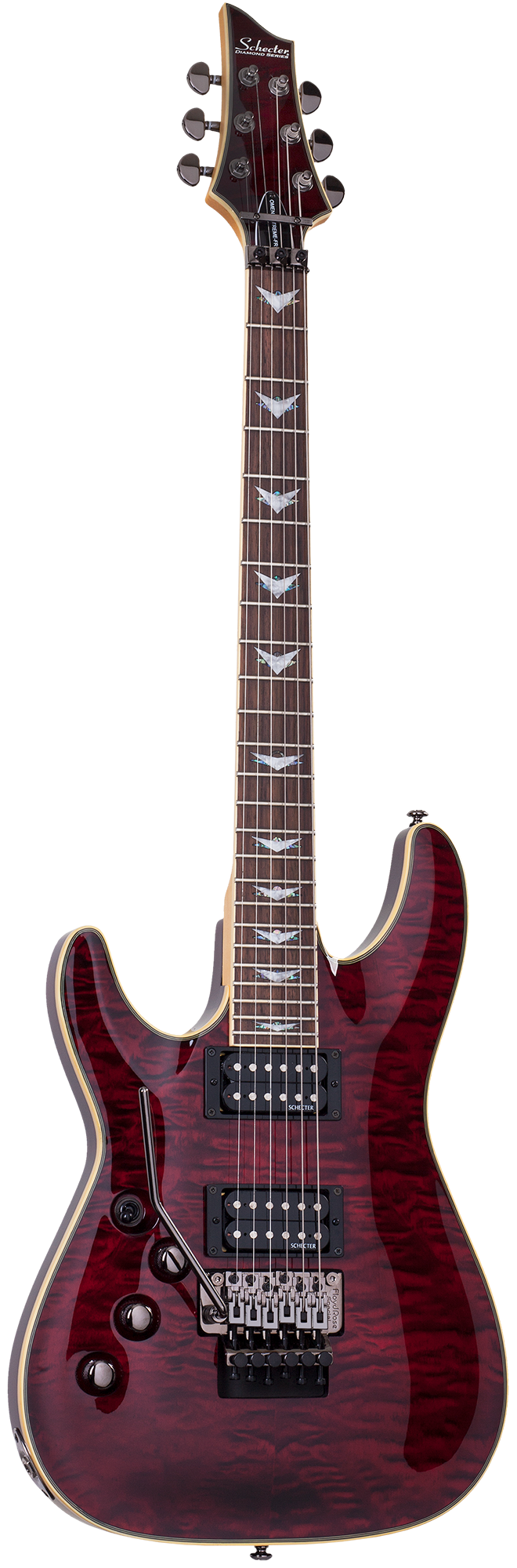 Schecter Omen Extreme-6 FR, Black Cherry, Left Handed - Fair Deal Music