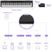 Yamaha P-145B Portable Digital Piano [Refurbished by Yamaha] - Fair Deal Music