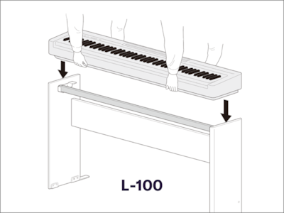 Yamaha L-100B Stand for P-145BT Portable Piano - Fair Deal Music