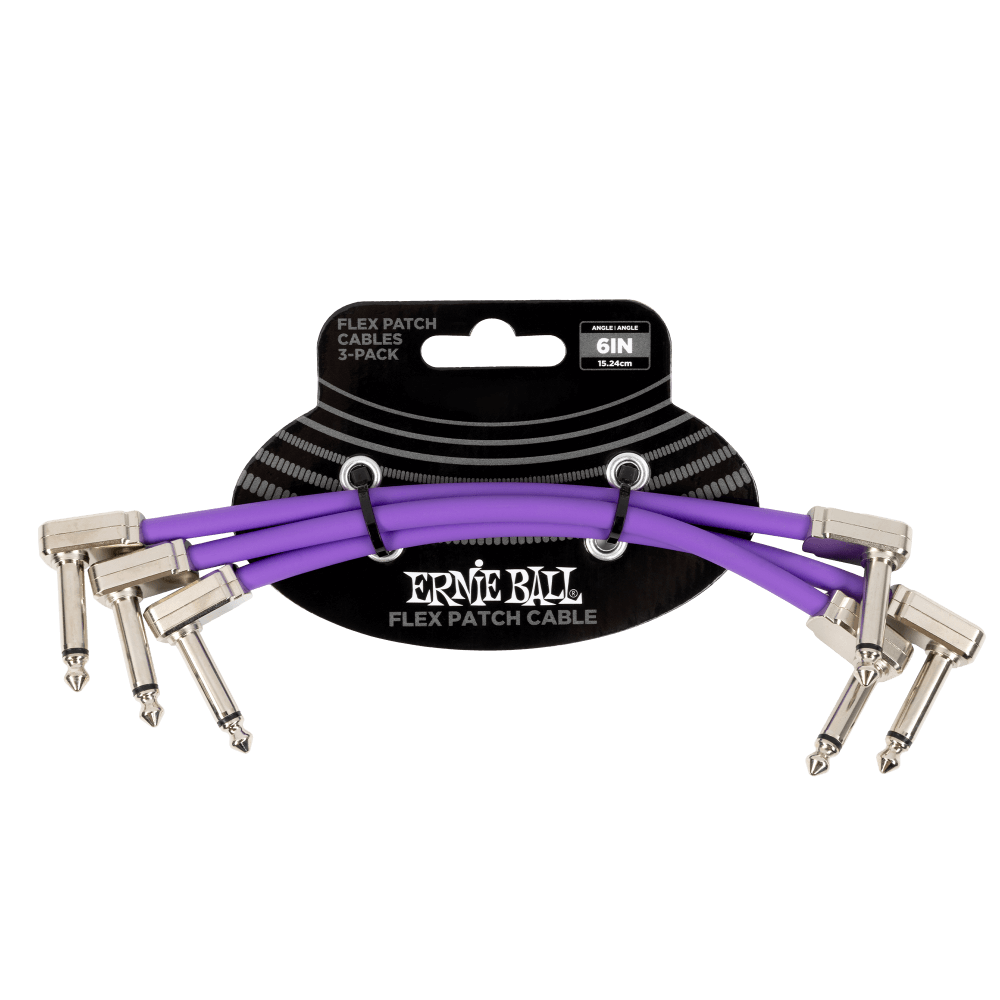 Ernie Ball Flex Patch 6" 3-Pack, Purple - Fair Deal Music